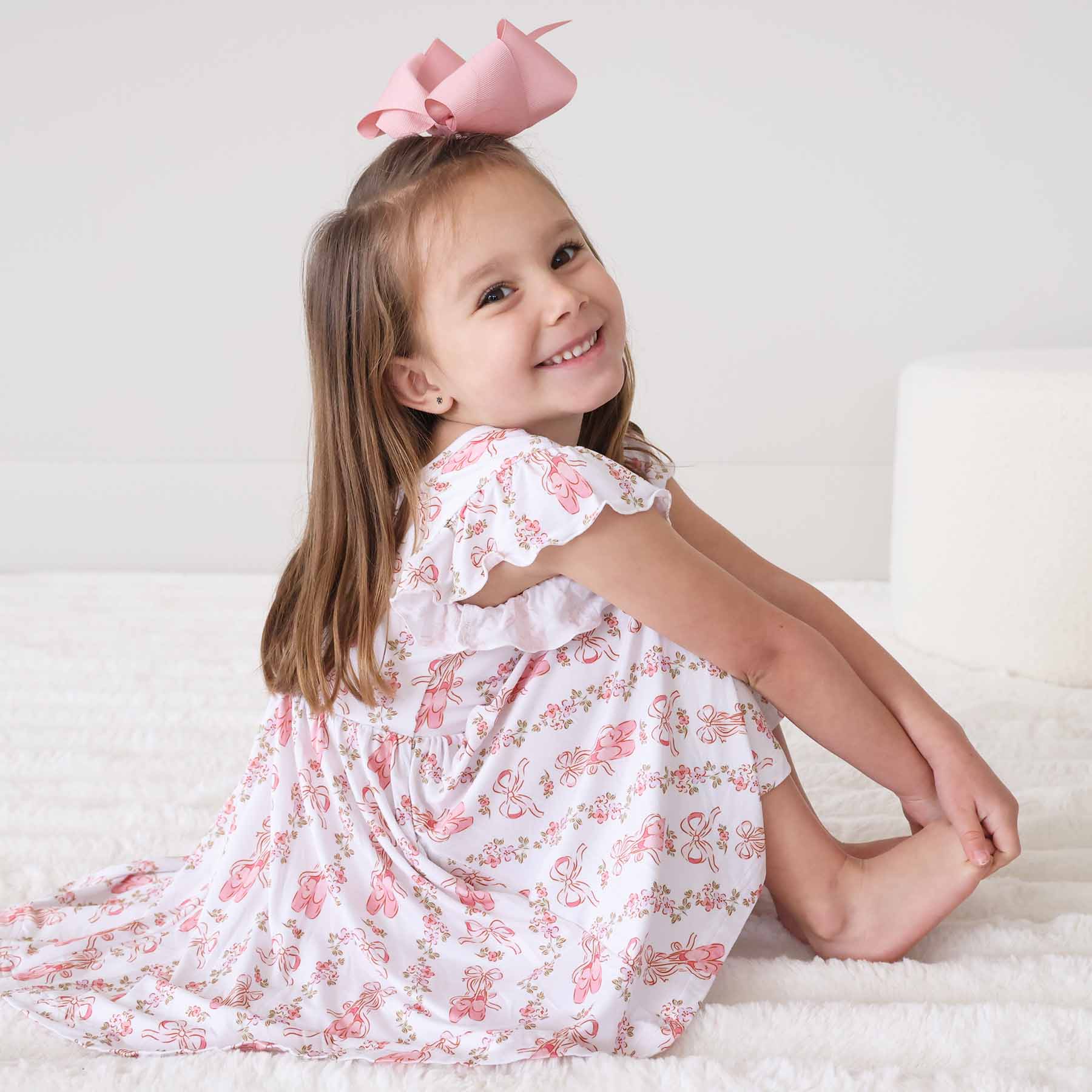 Ruffle Twirl Dress | Ballet Blossoms - Image 6