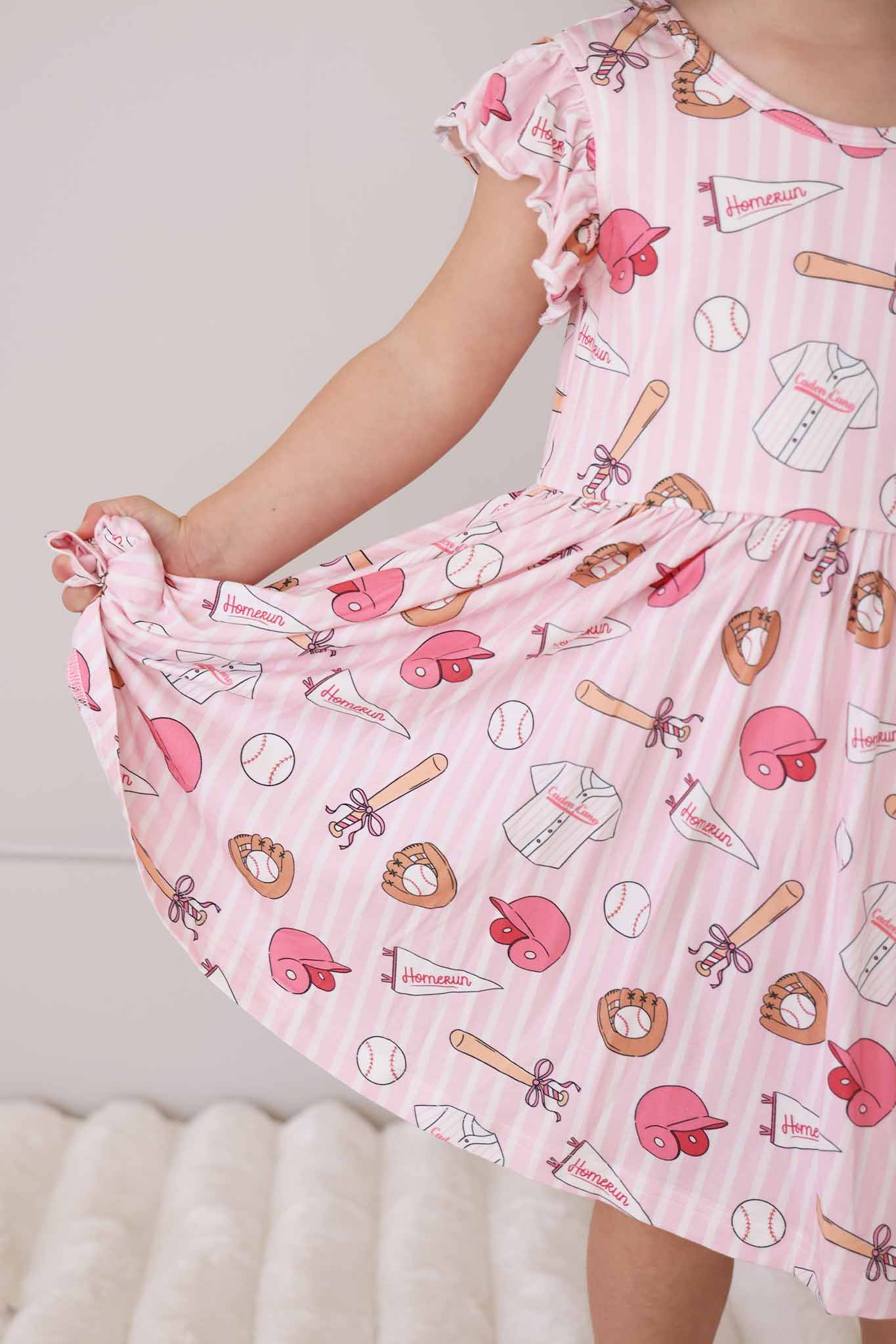Ruffle Twirl Dress | Ballpark Babes - Image 3