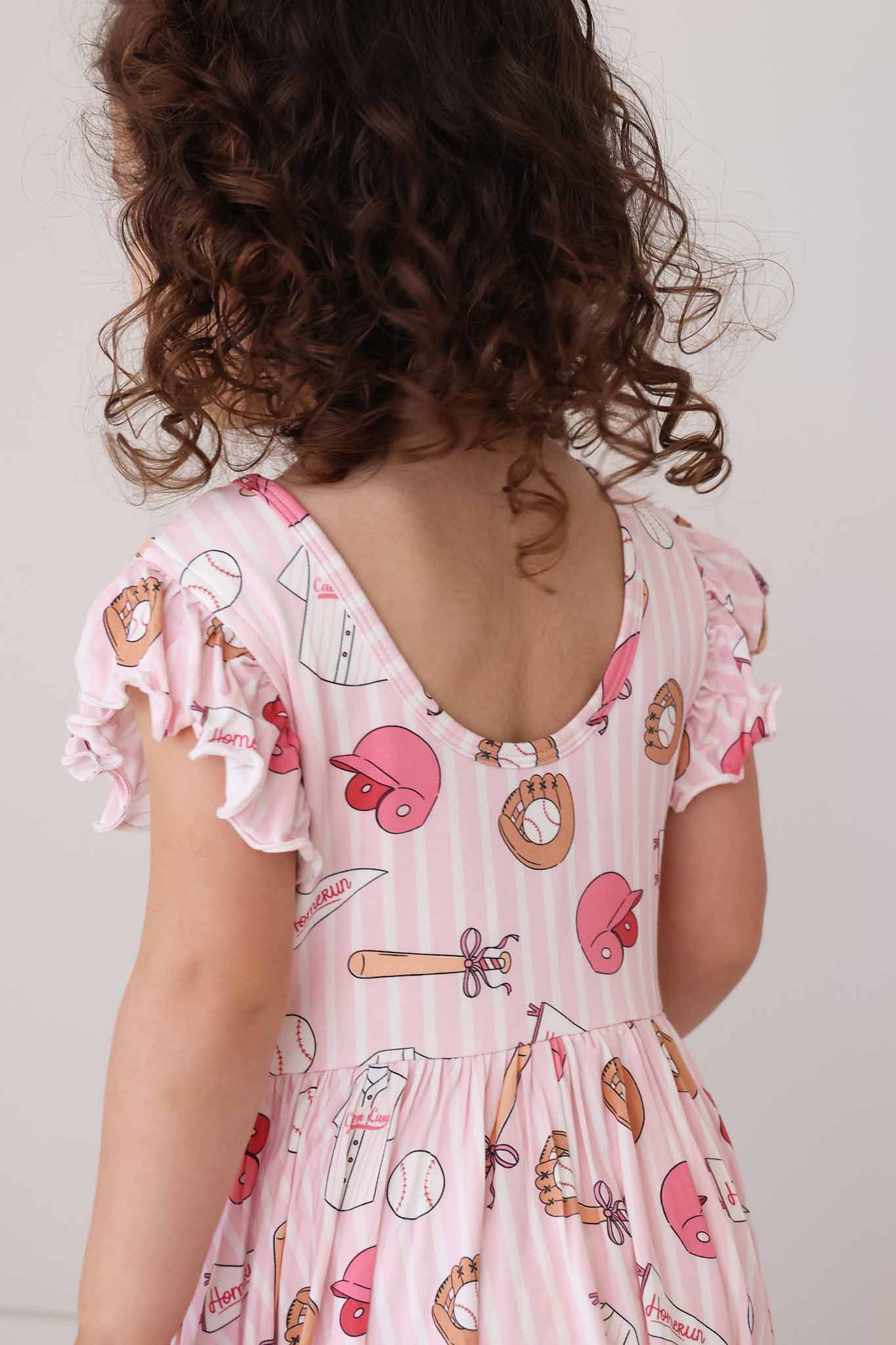 Ruffle Twirl Dress | Ballpark Babes - Image 4