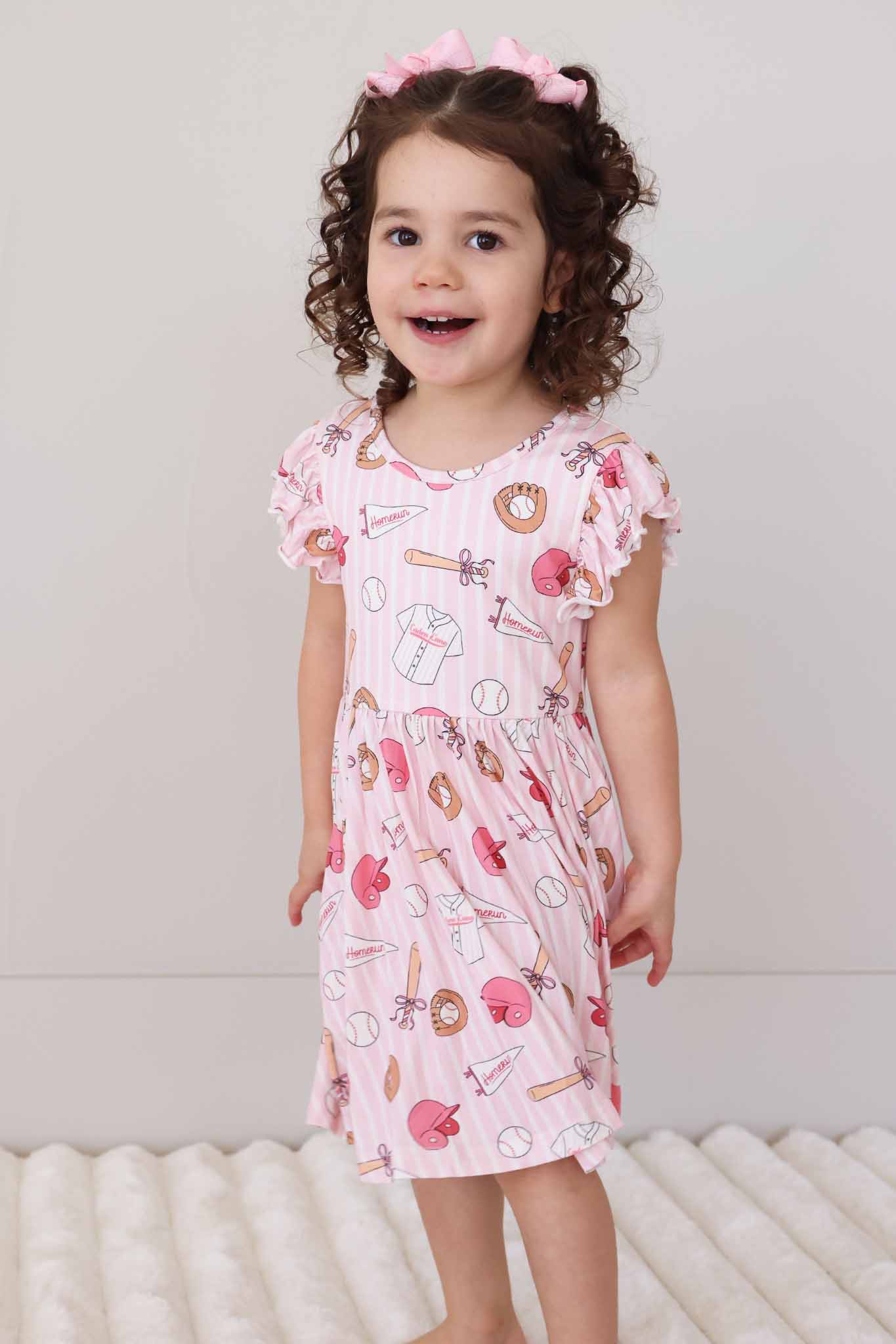 Ruffle Twirl Dress | Ballpark Babes - Image 7