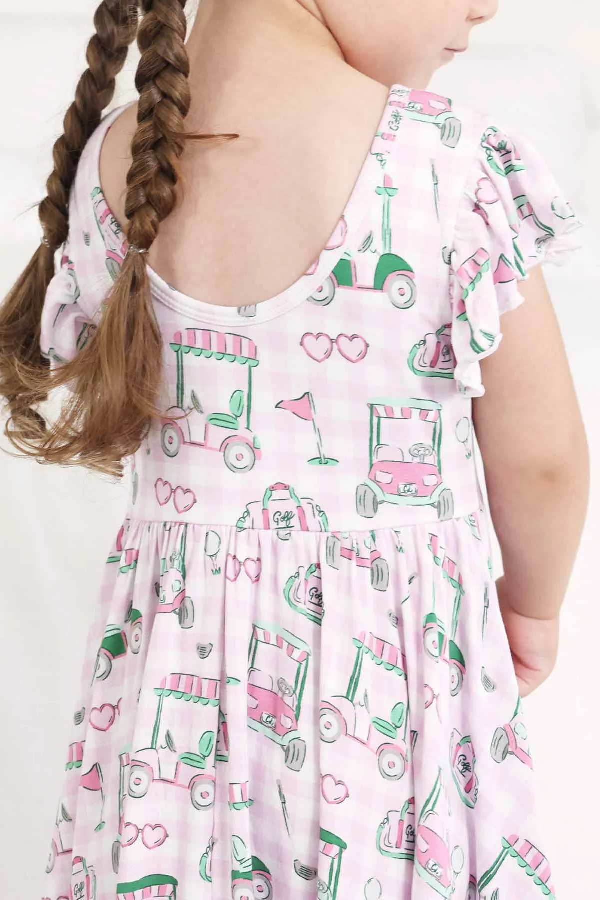Ruffle Twirl Dress | Birdie Babes Pink