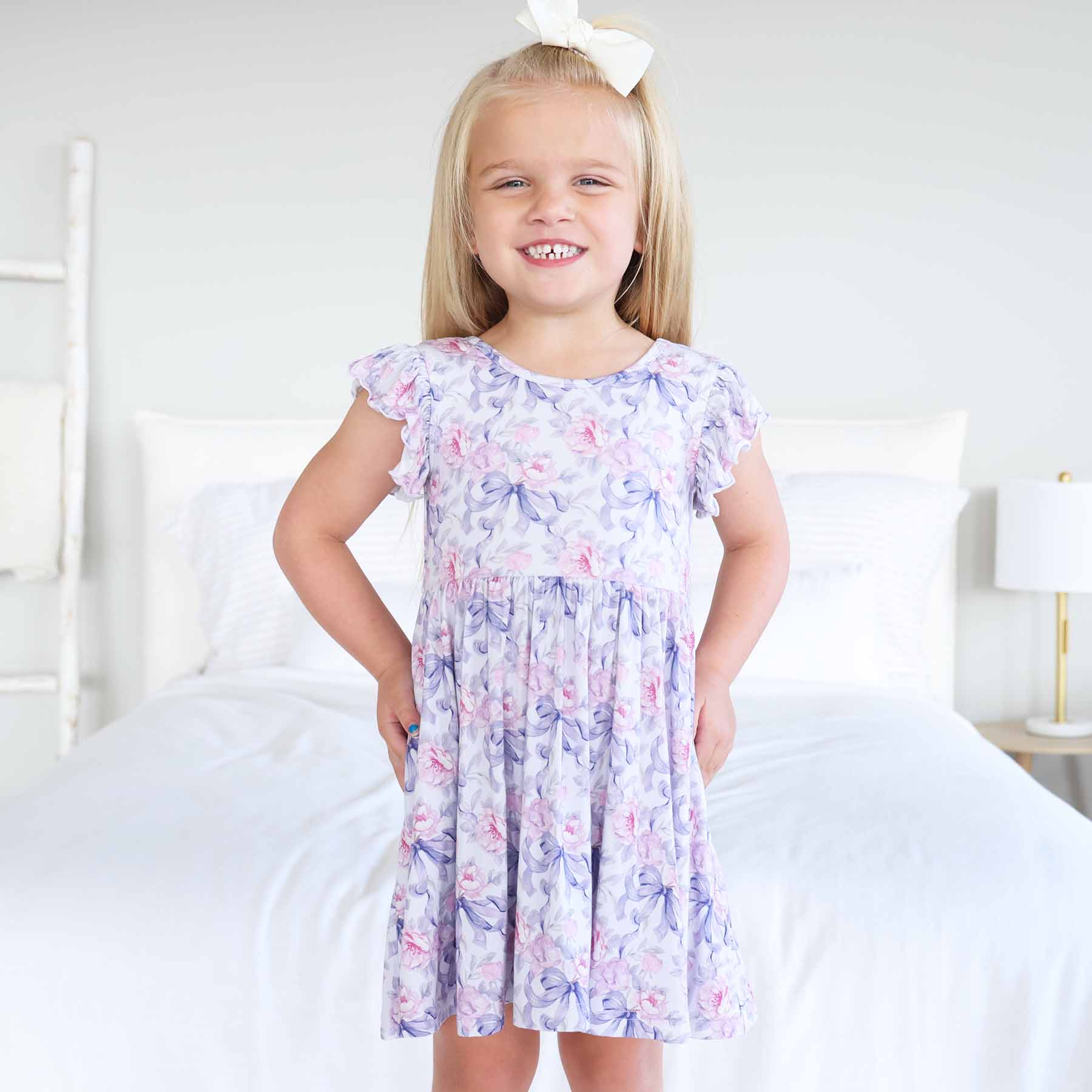Ruffle Twirl Dress | Leighton's Lavender - Image 7