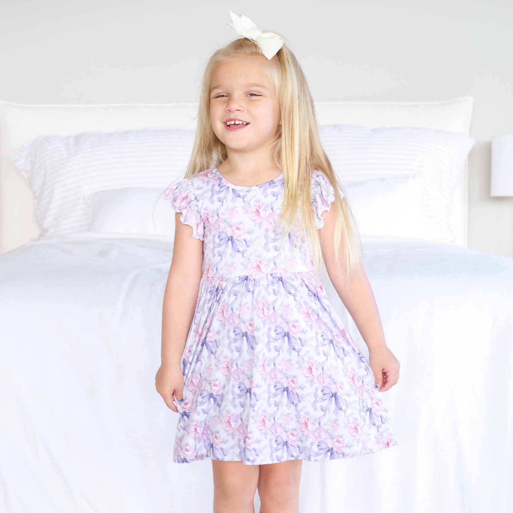 Ruffle Twirl Dress | Leighton's Lavender - Image 9