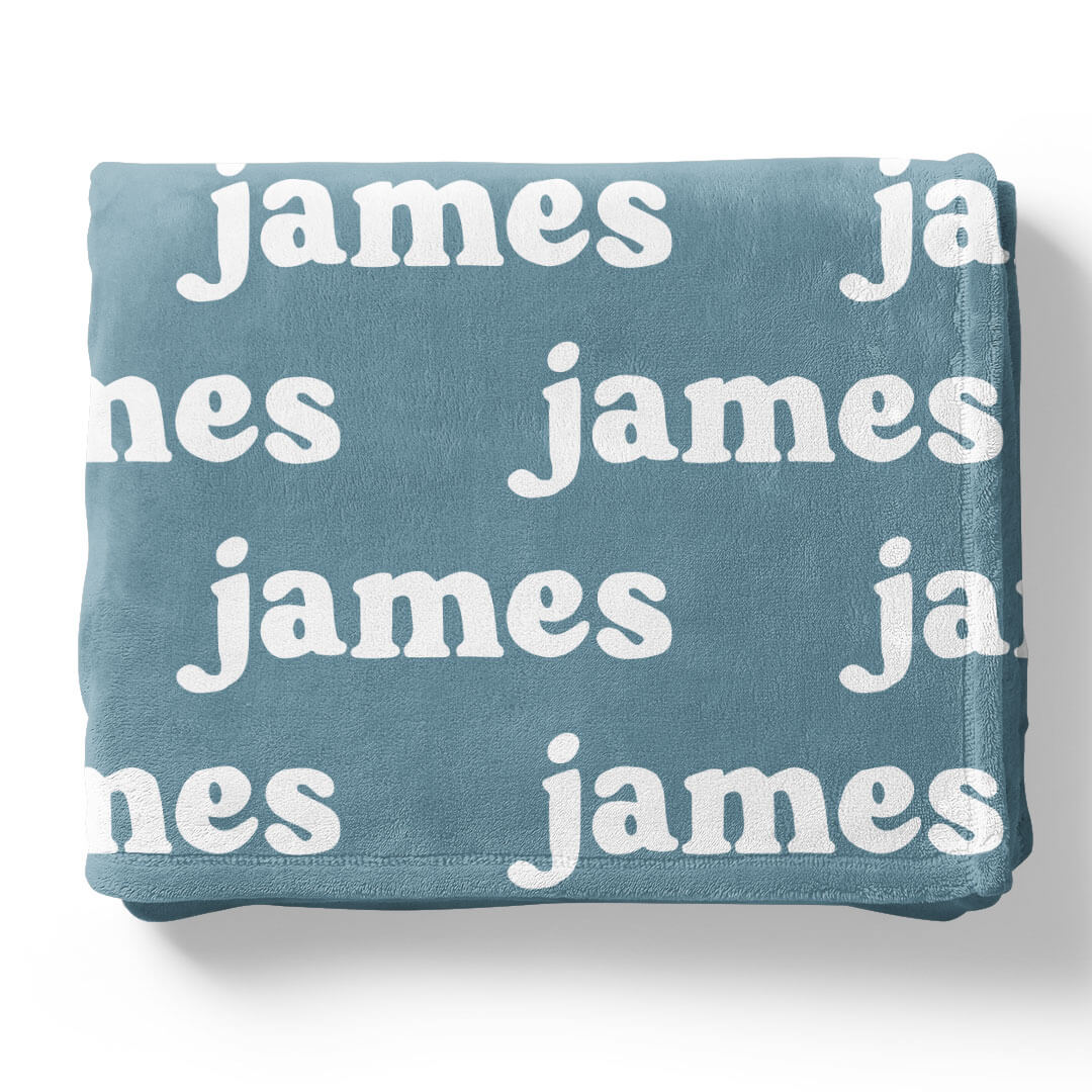 Seafoam Personalized Color Blanket - Image 13