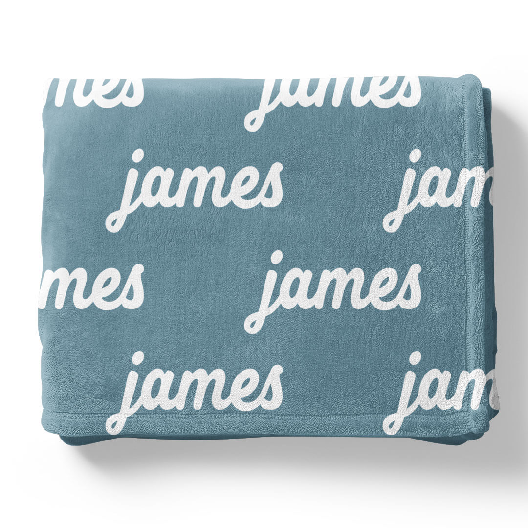 Seafoam Personalized Color Blanket - Image 14