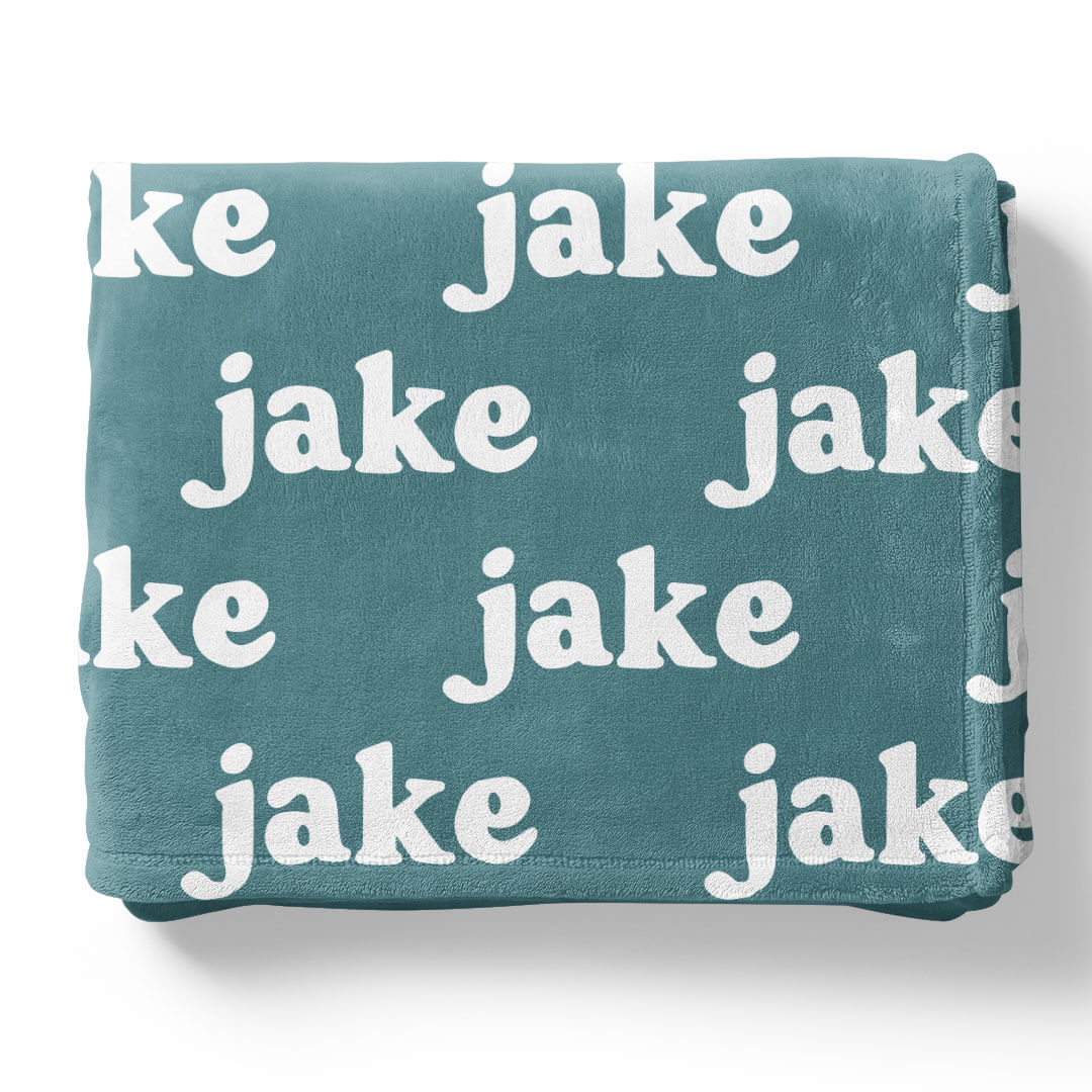 Seafoam Personalized Color Blanket - Image 7