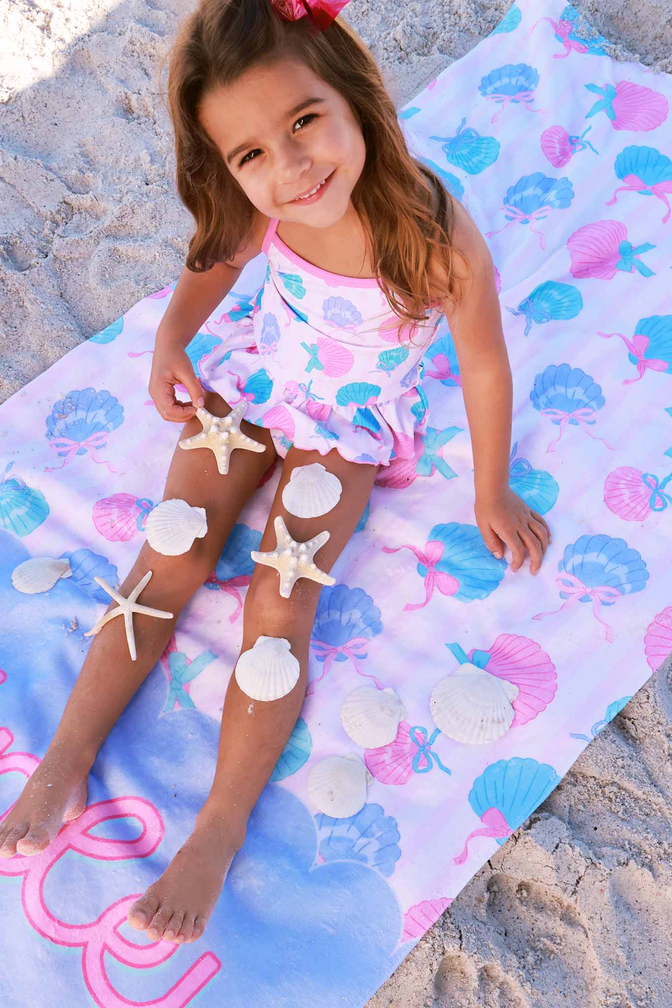 Seaside Sweetie Personalized Kids Beach Towel - Image 3