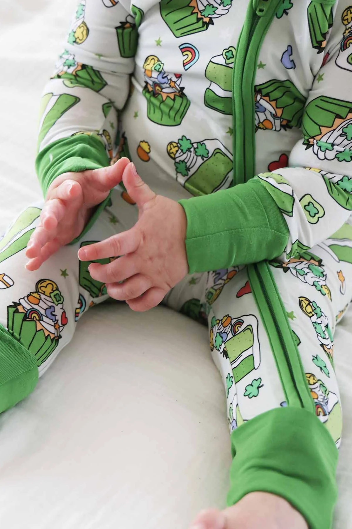 Shamrock Sweets Convertible Zip Romper - Image 12