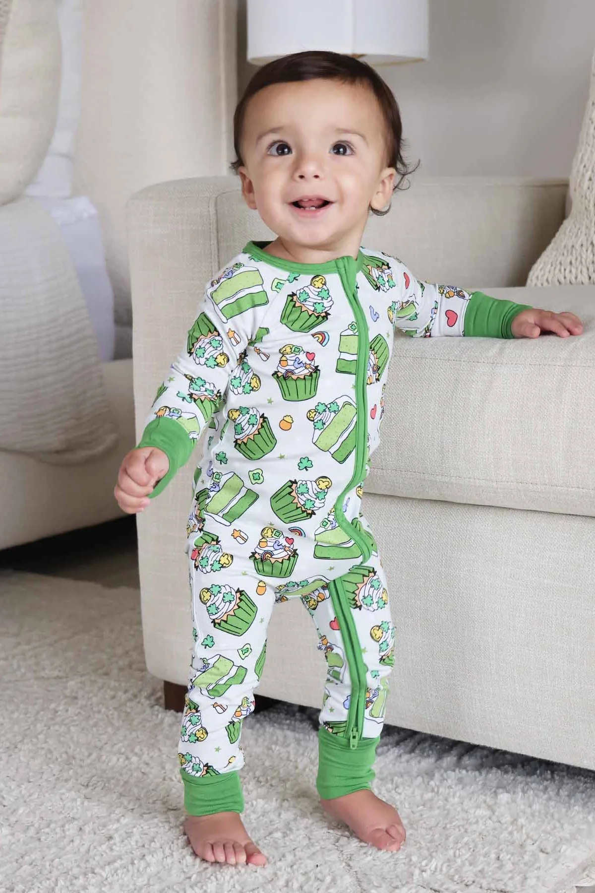 Shamrock Sweets Convertible Zip Romper - Image 13