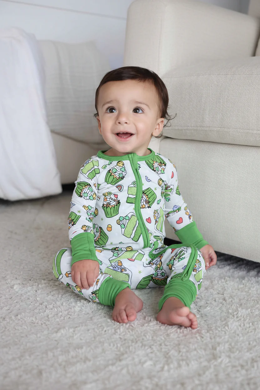 Shamrock Sweets Convertible Zip Romper - Image 4
