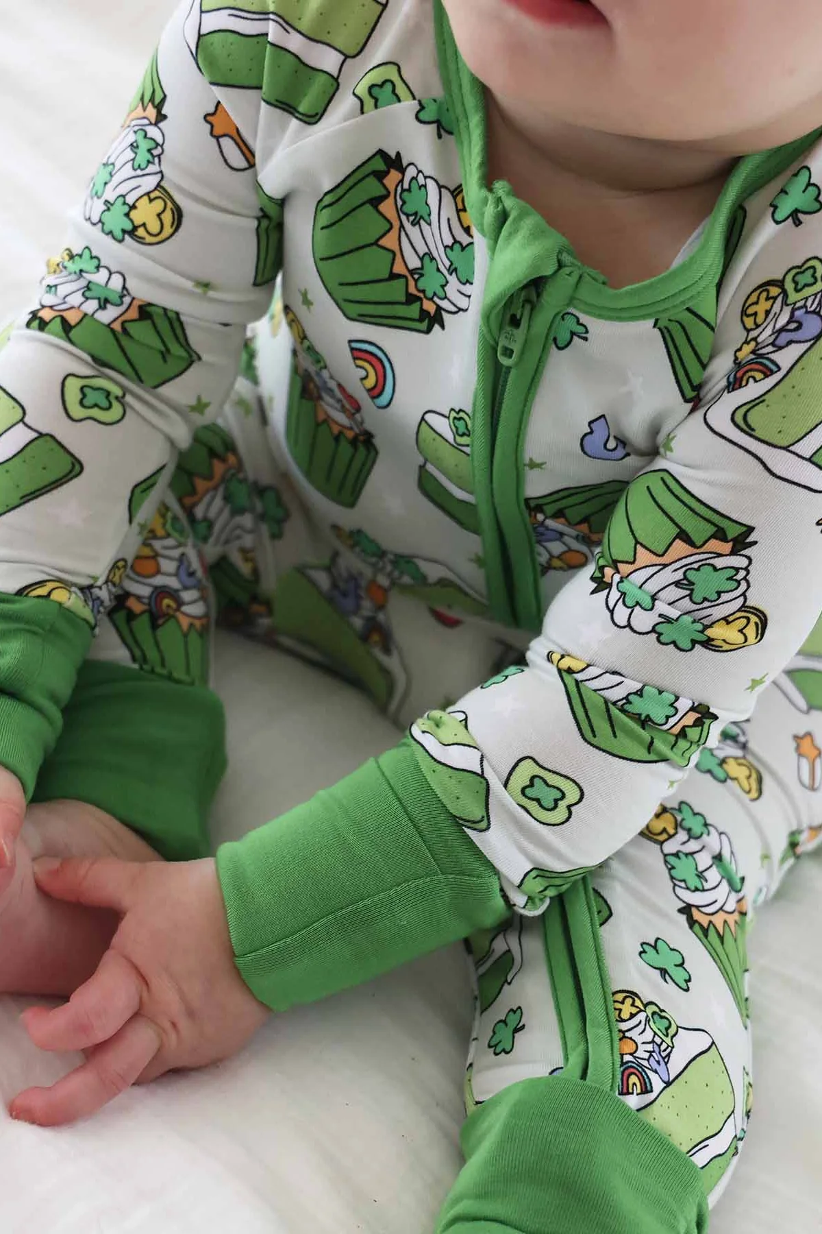 Shamrock Sweets Convertible Zip Romper - Image 7