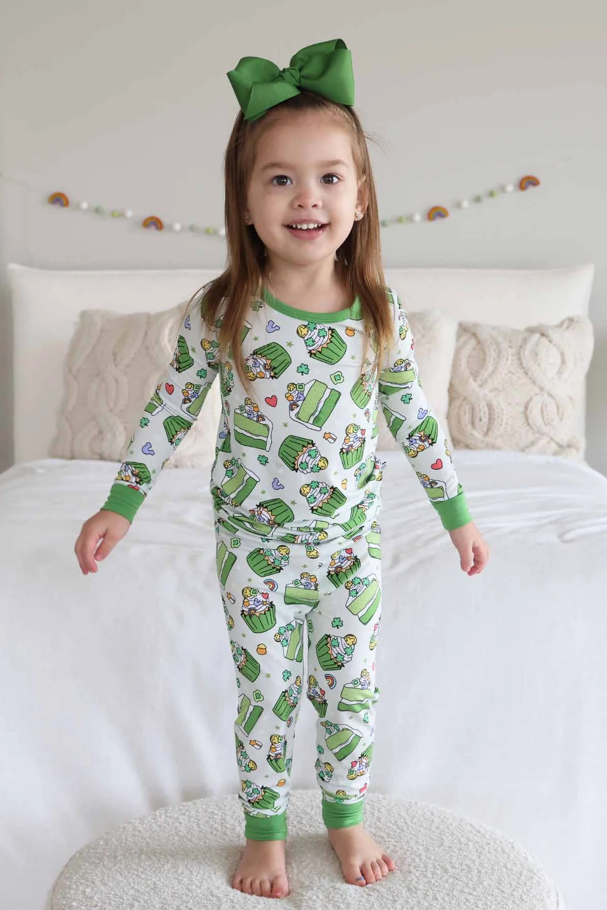 Shamrock Sweets Two Piece Pajama Set - Image 10