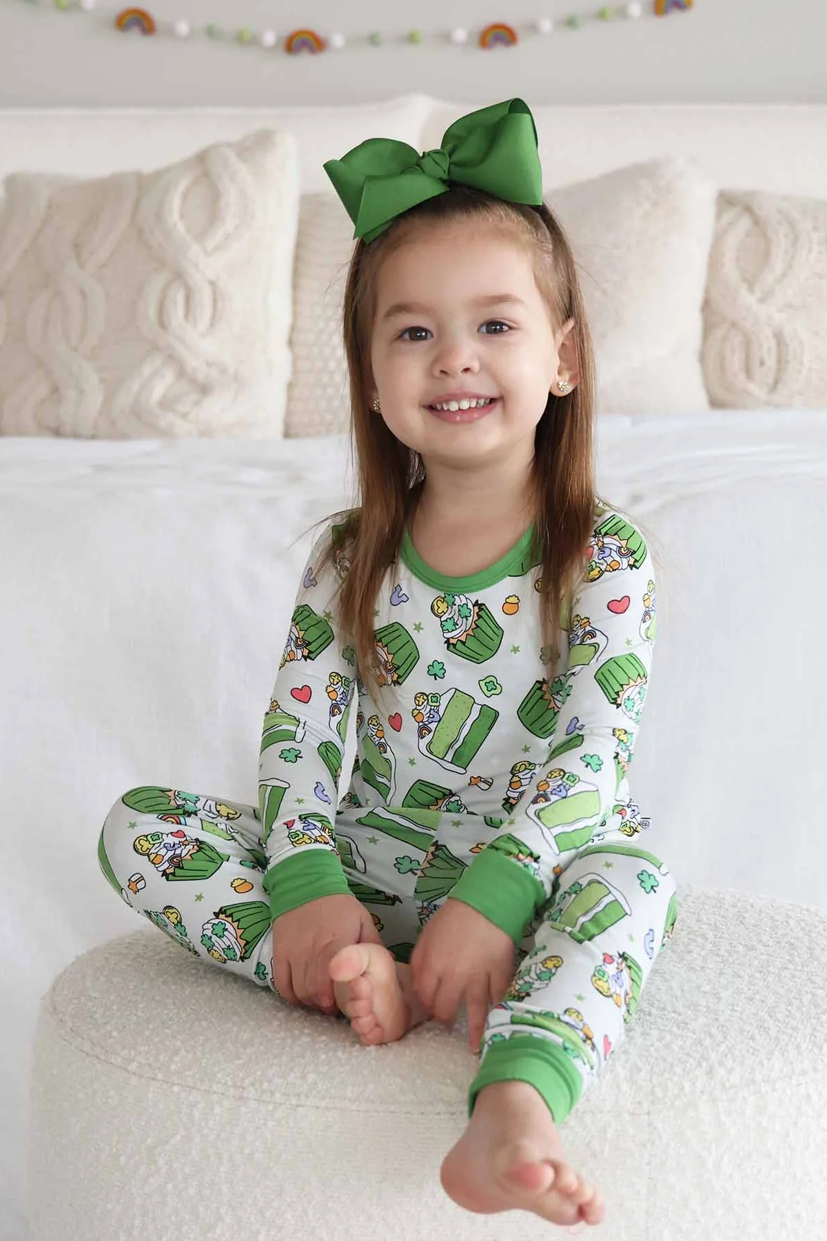 Shamrock Sweets Two Piece Pajama Set - Image 14