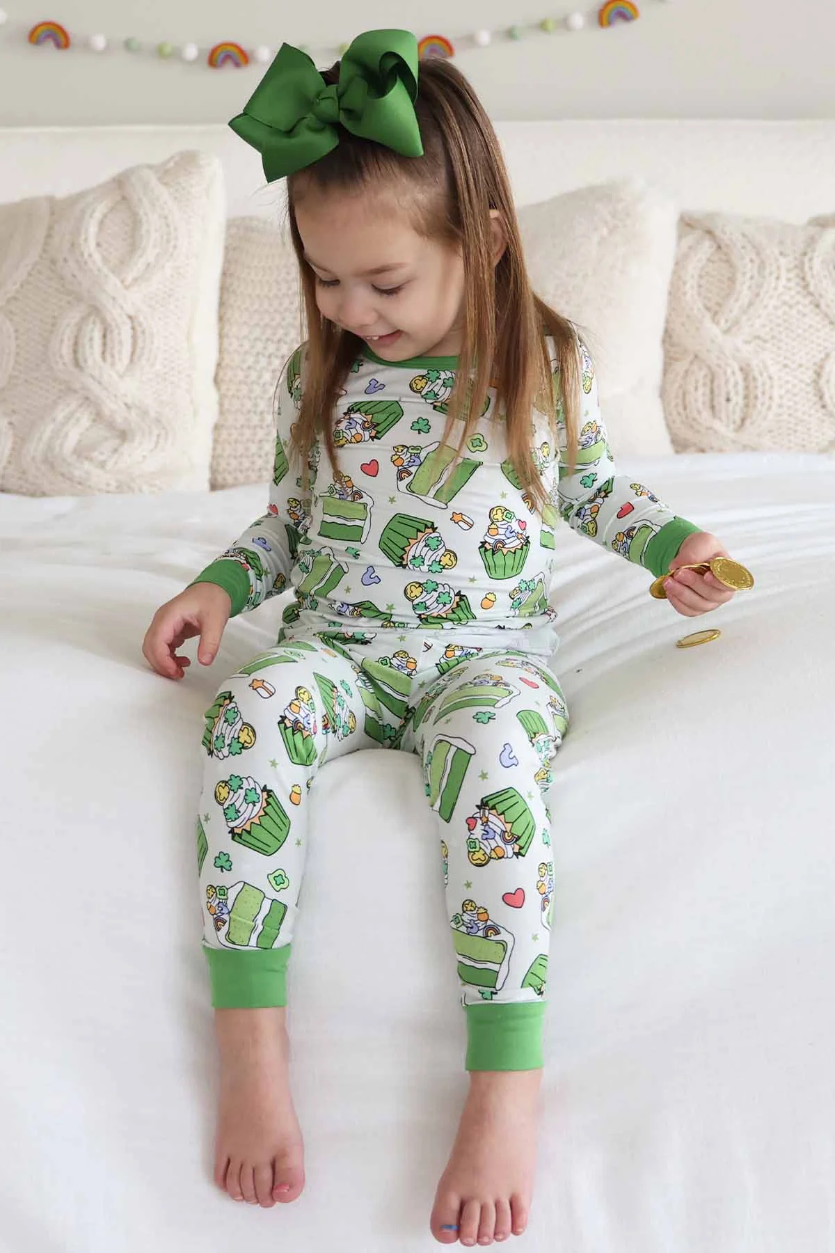 Shamrock Sweets Two Piece Pajama Set - Image 18