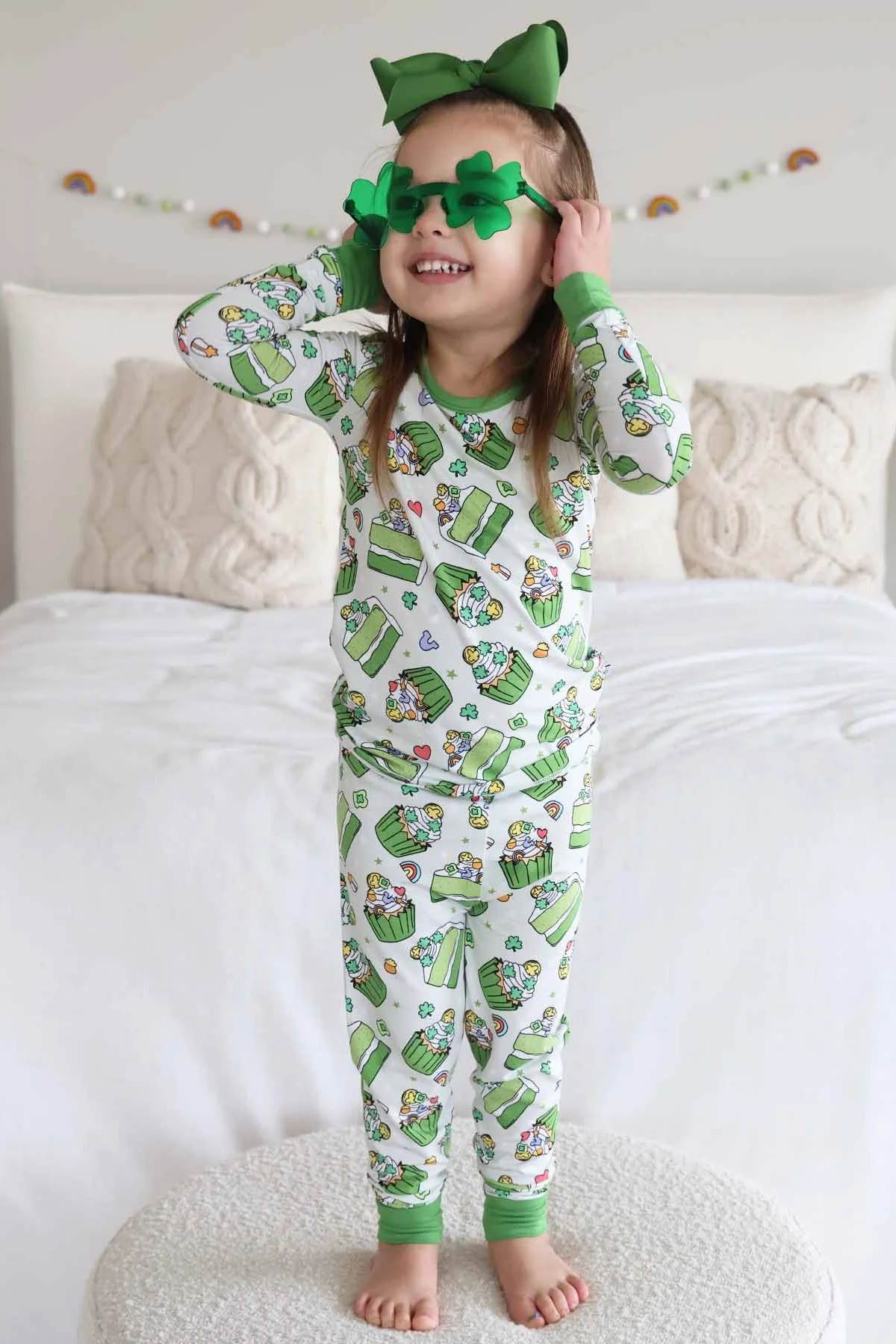 Shamrock Sweets Two Piece Pajama Set - Image 3