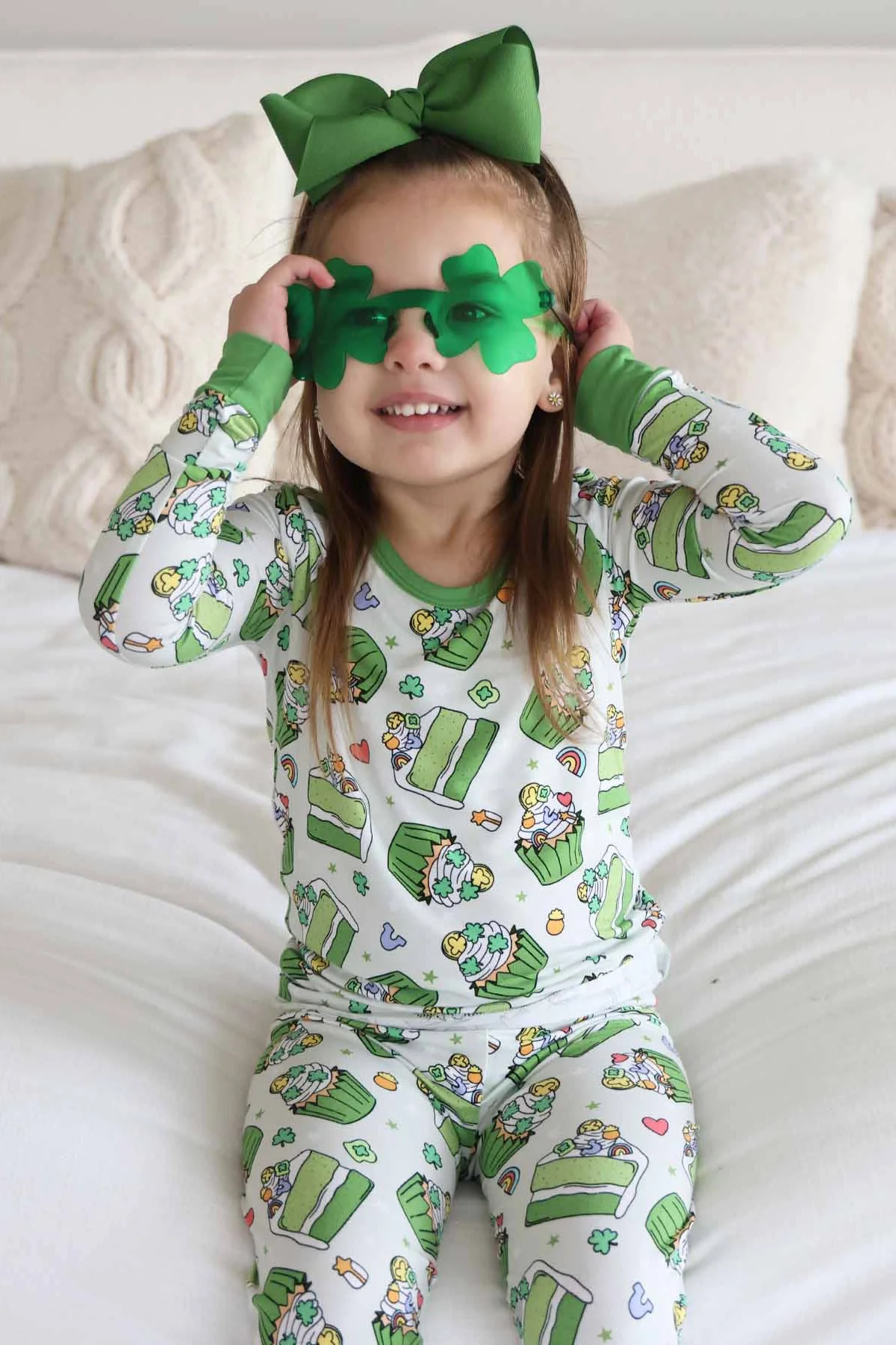 Shamrock Sweets Two Piece Pajama Set - Image 4