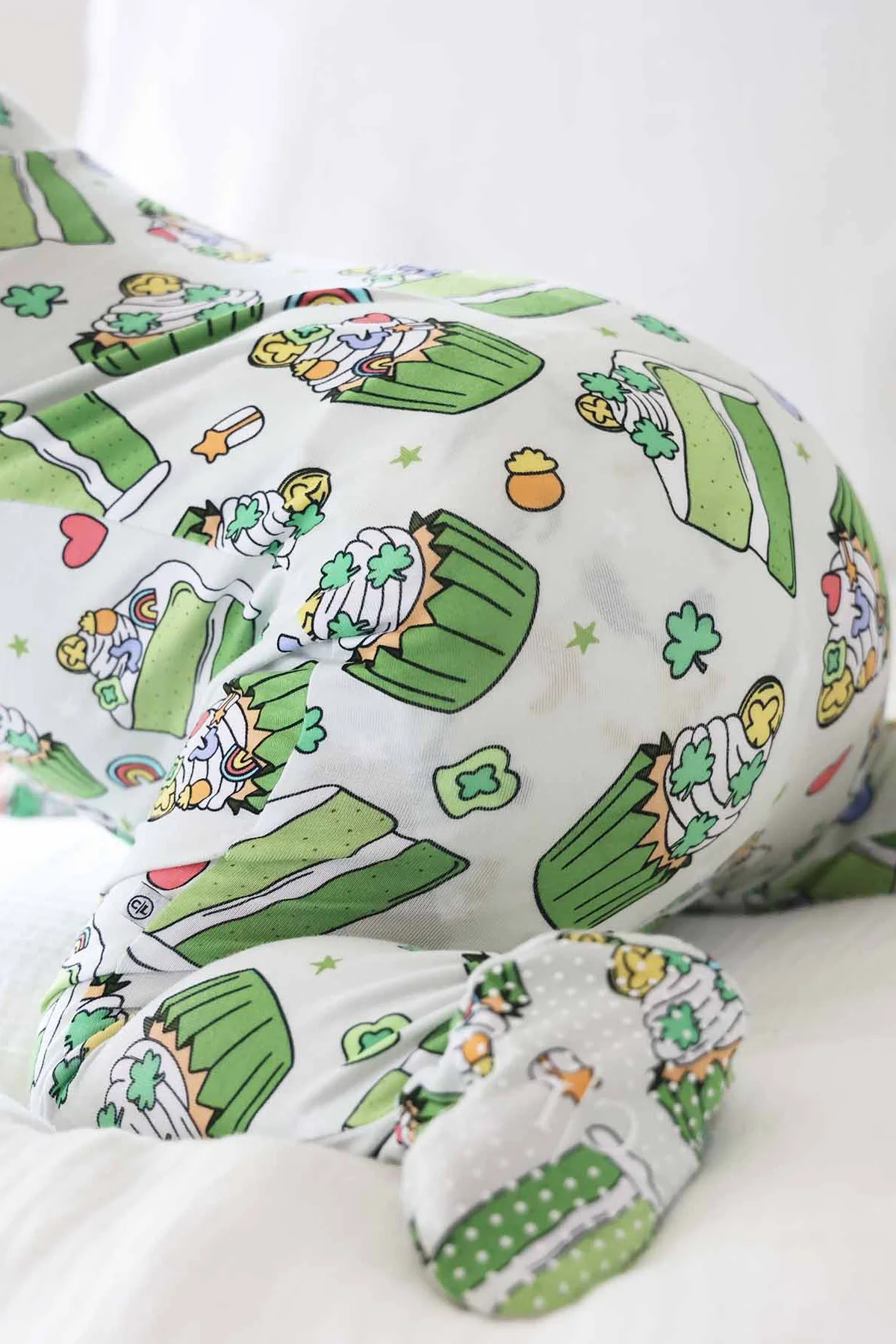 Shamrock Sweets Zipper Footie - Image 7
