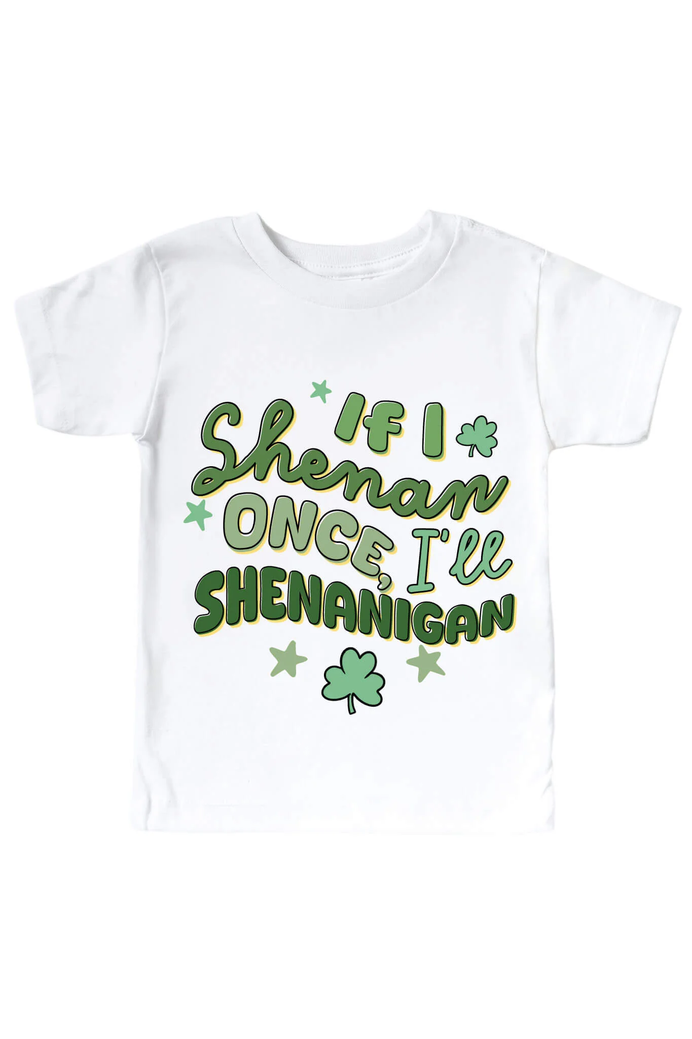 Shenanigan Graphic Bodysuit & Kids Tee | White - Image 3