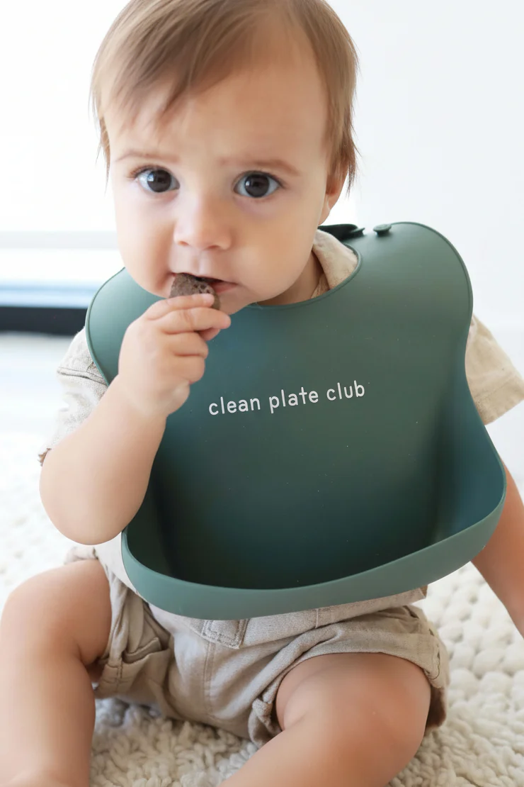 Silicone Baby Bib | Clean Plate Club
