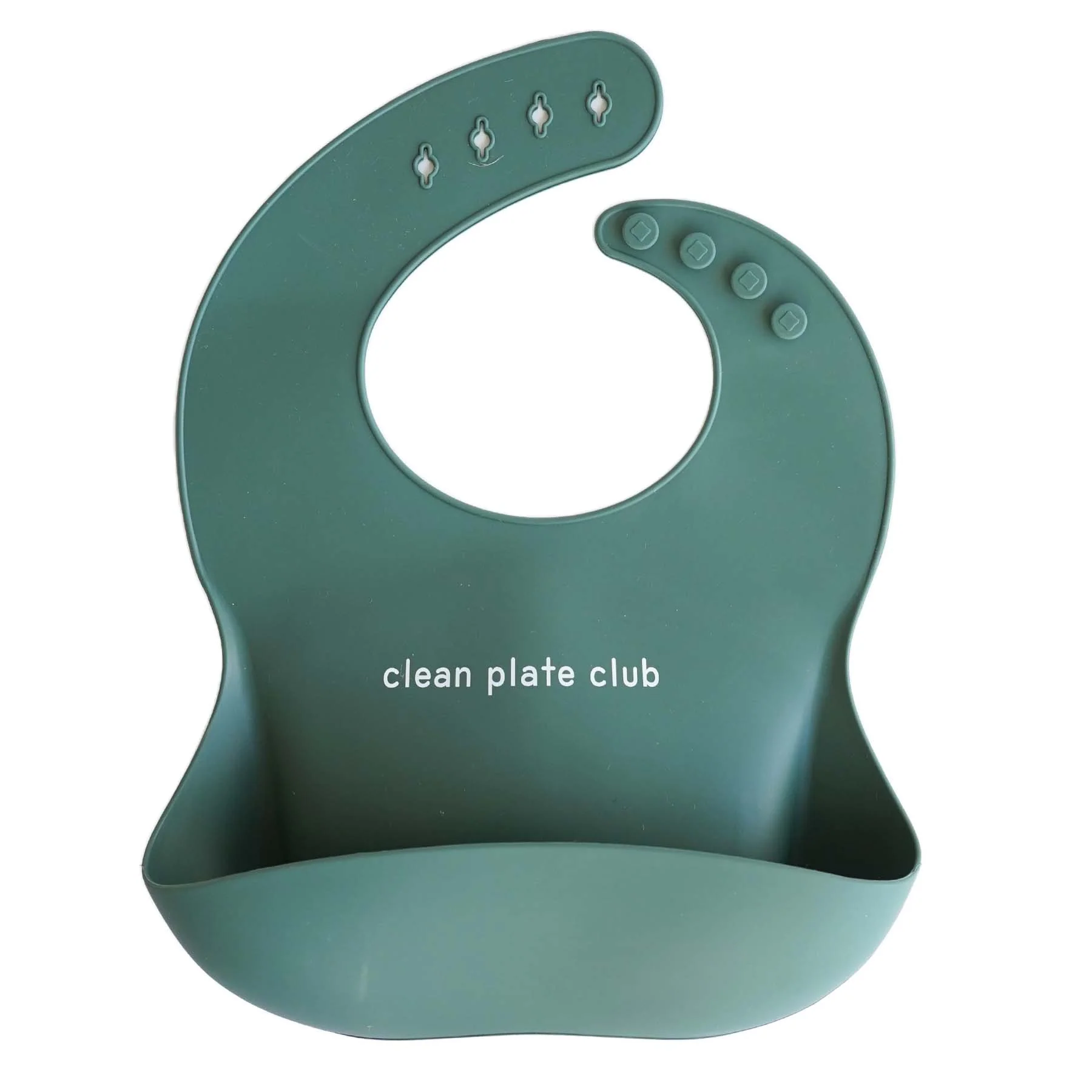 Silicone Baby Bib | Clean Plate Club - Image 2