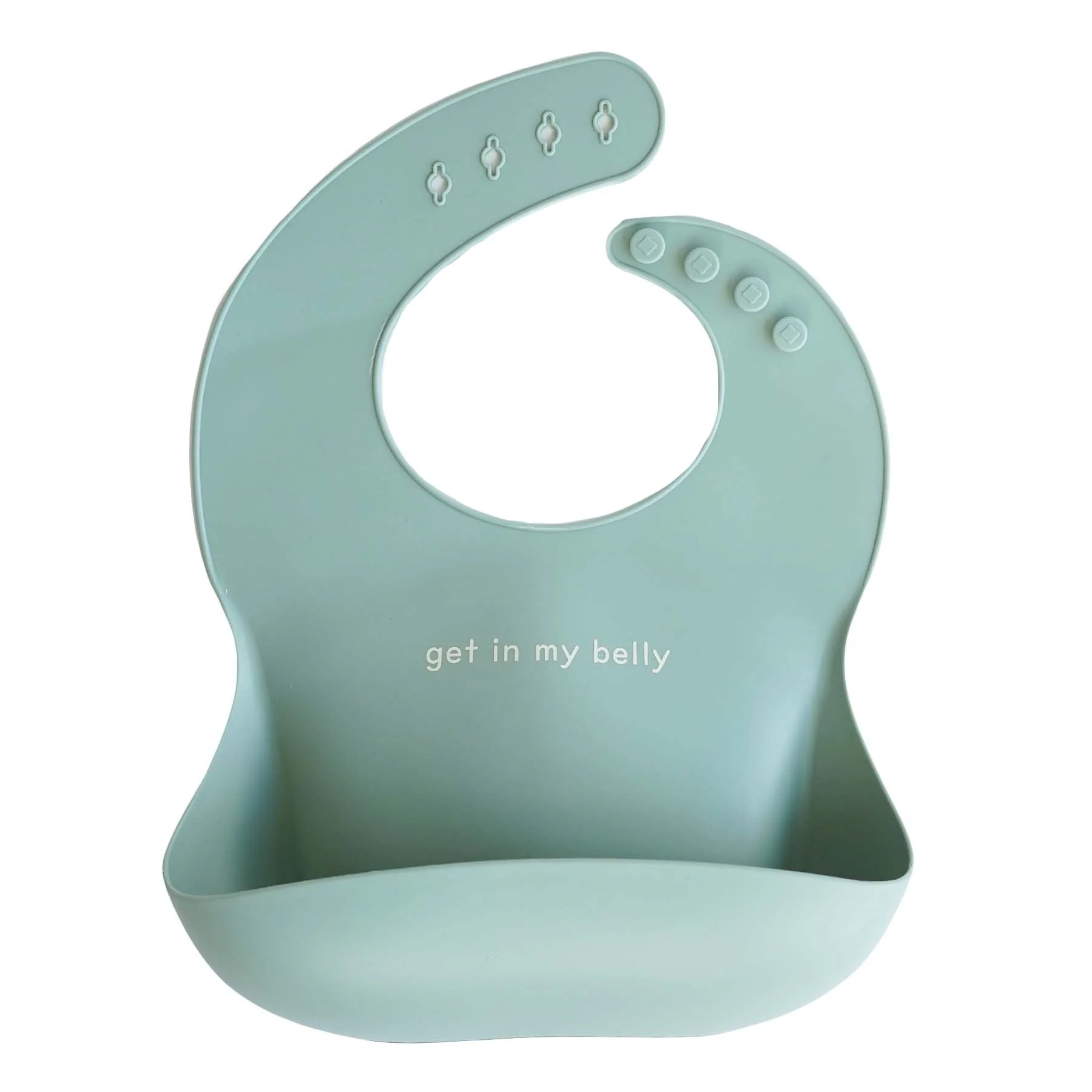 Silicone Baby Bib | Get In My Belly - Image 2