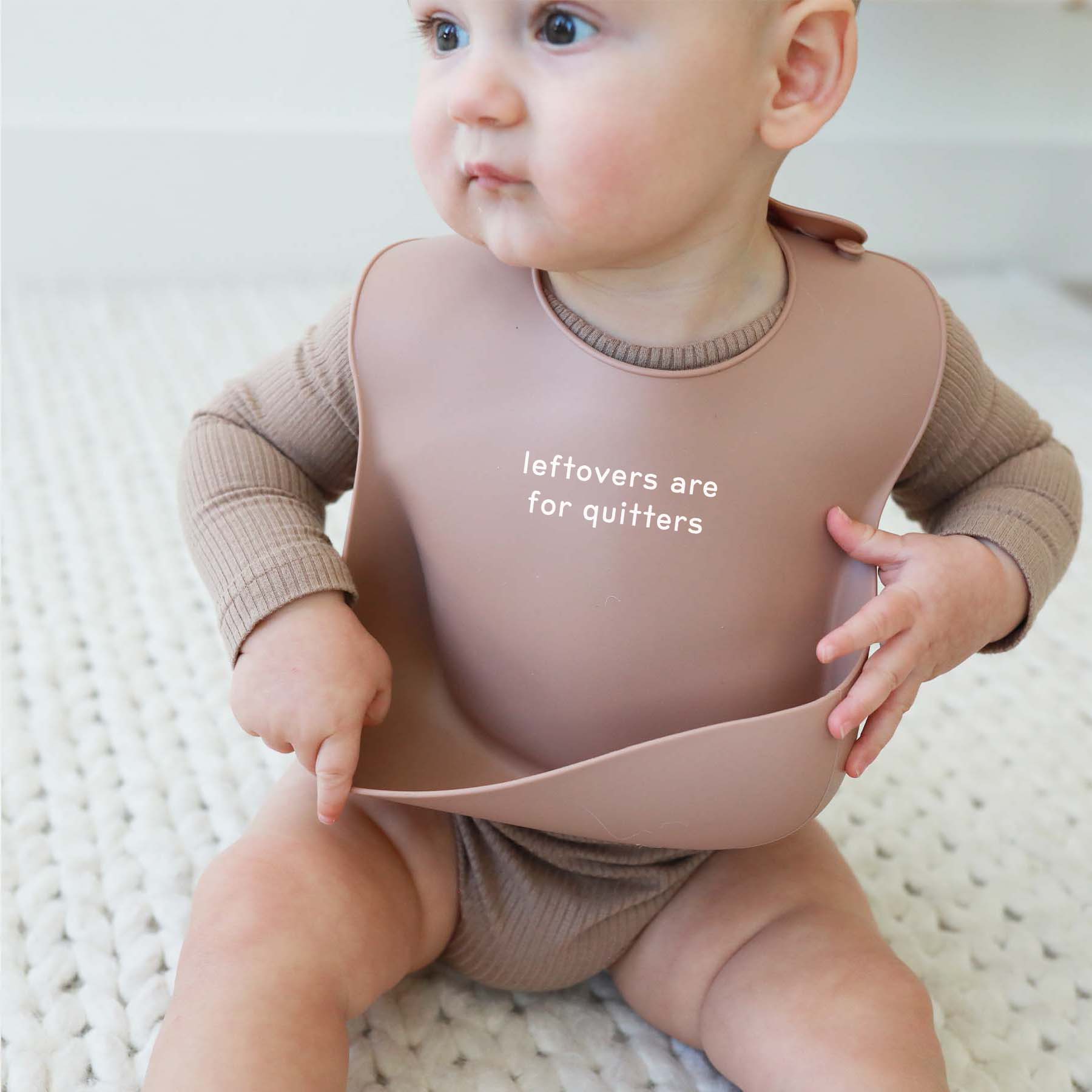 Silicone Sayings Baby Bibs - Image 10