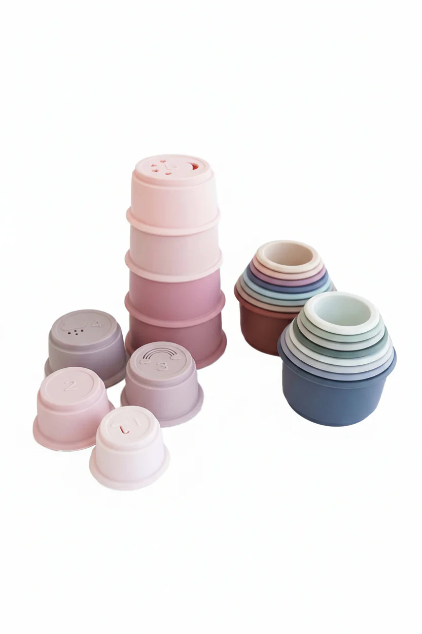 Silicone Stacking Cups