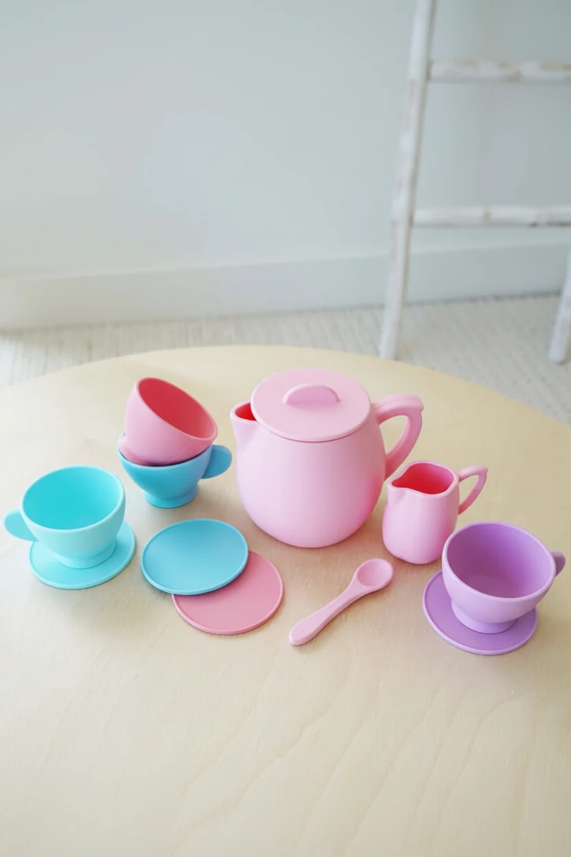 Silicone Tea Party Set | Tropical