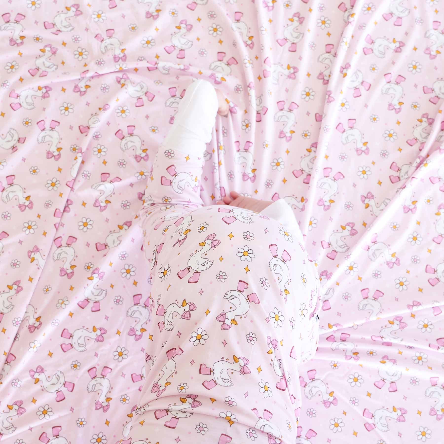 Silly Goose Convertible Zip Romper | Pink - Image 3