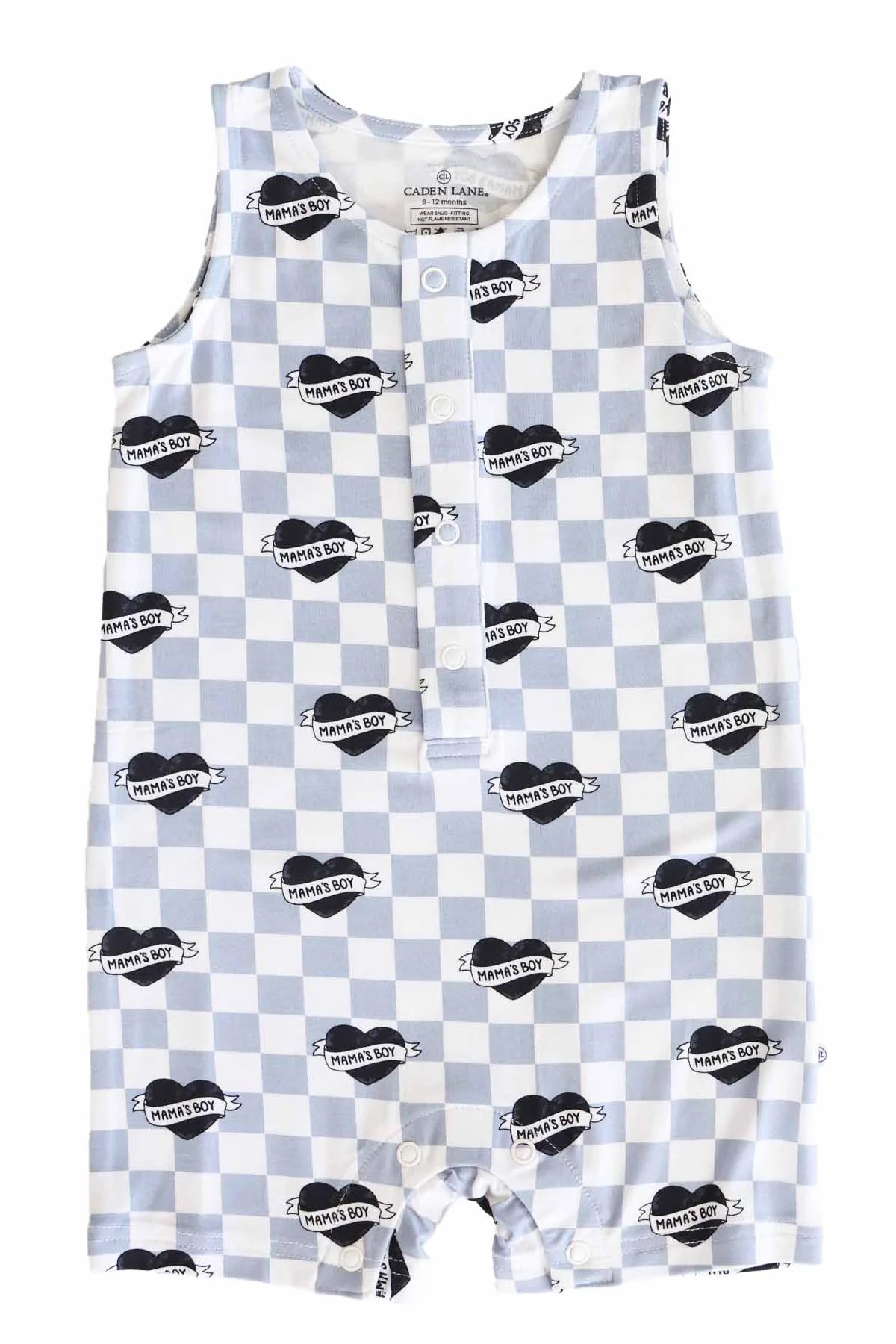 Sleeveless Snap Romper | Mama's Boy - Image 2
