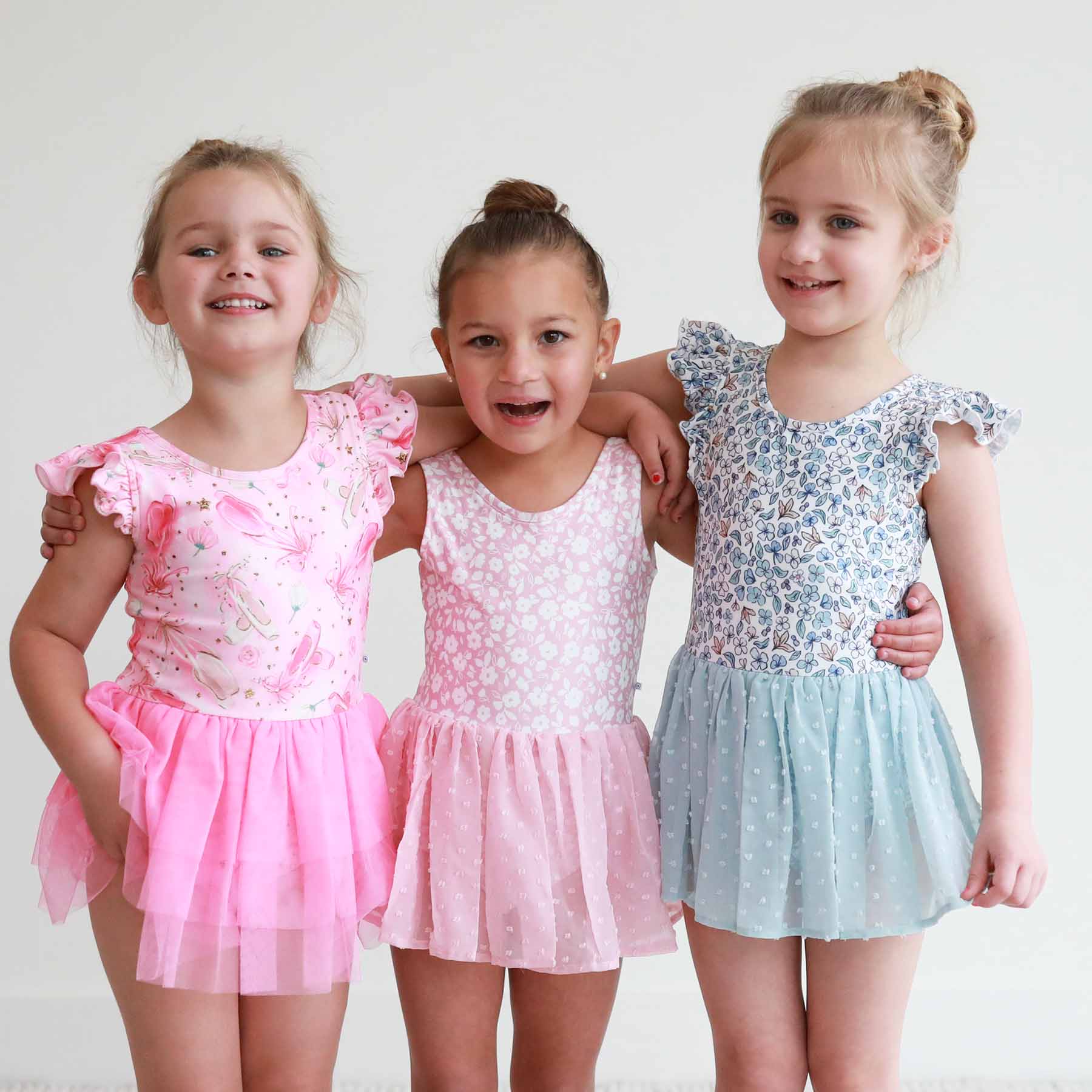 Sleeveless Swiss Dot Leotard | Tiny Blooms - Image 11