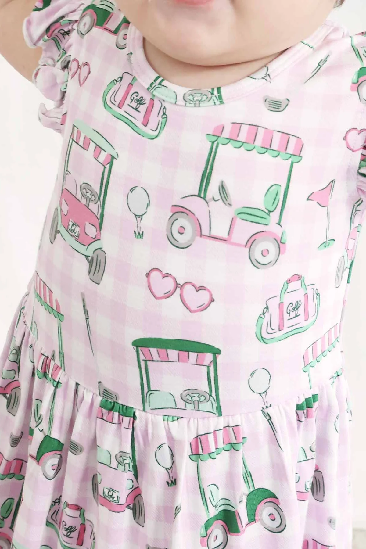 Sleeveless Twirl Bodysuit | Birdie Babes Pink - Image 3