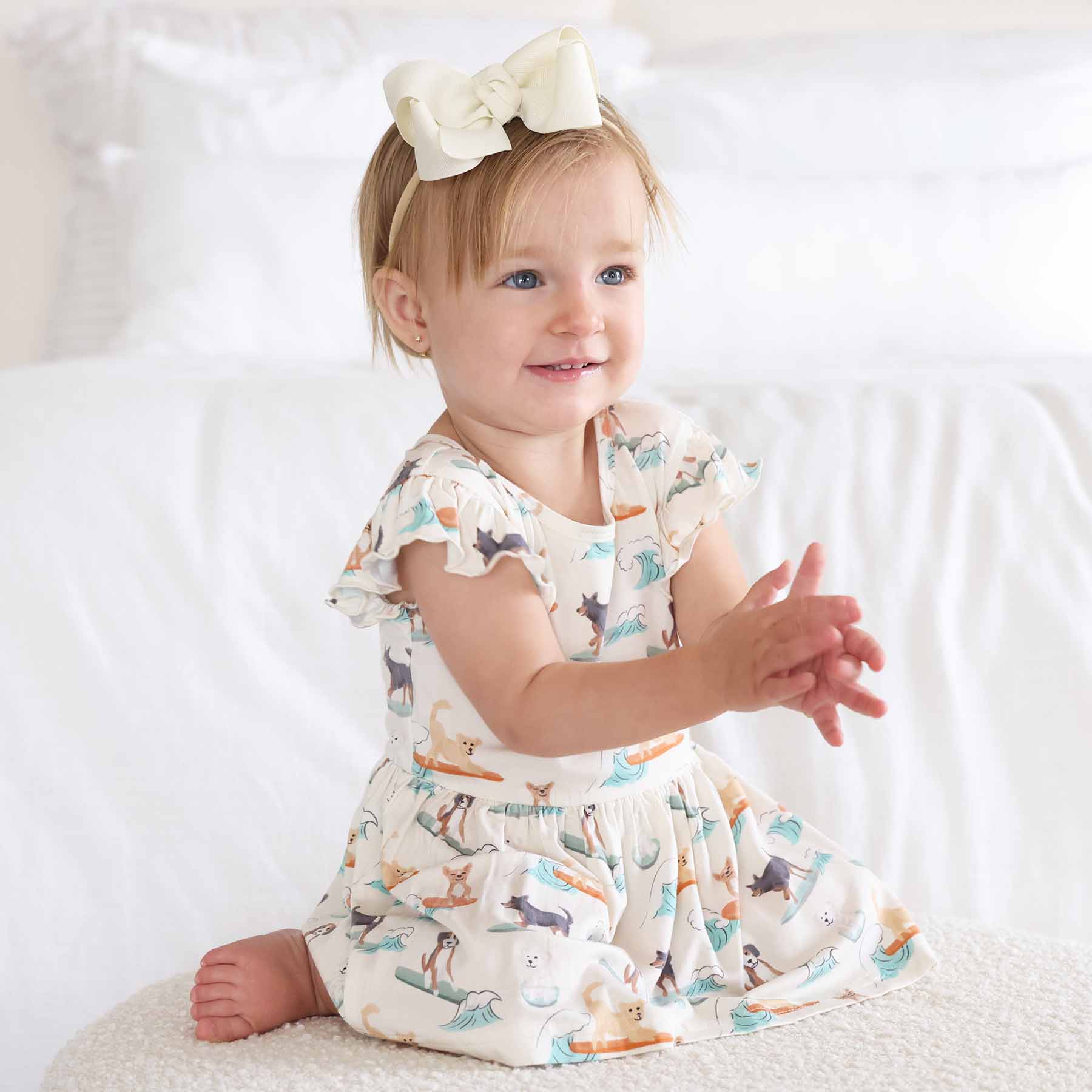 Sleeveless Twirl Bodysuit | Paddle Pups - Image 10