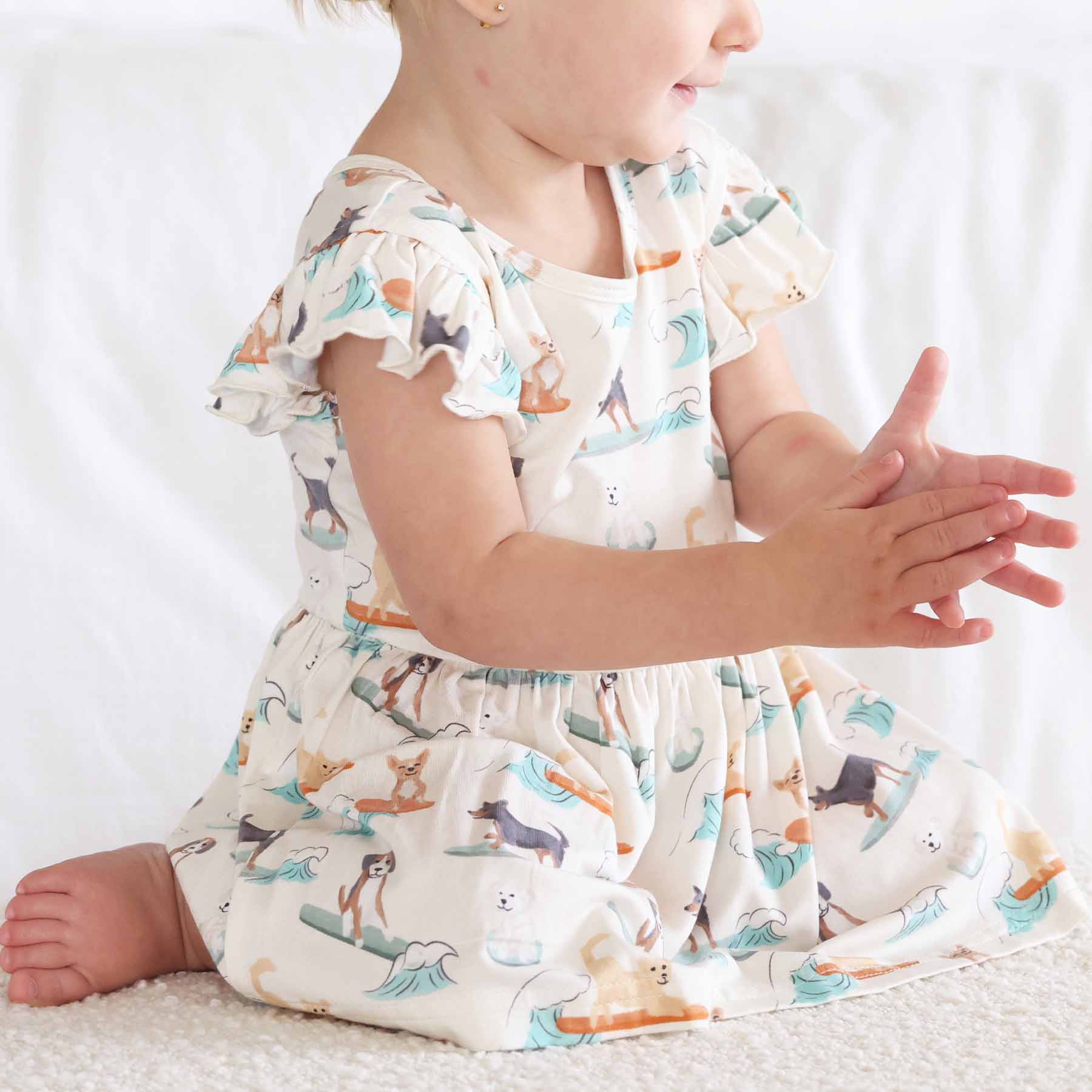 Sleeveless Twirl Bodysuit | Paddle Pups - Image 5