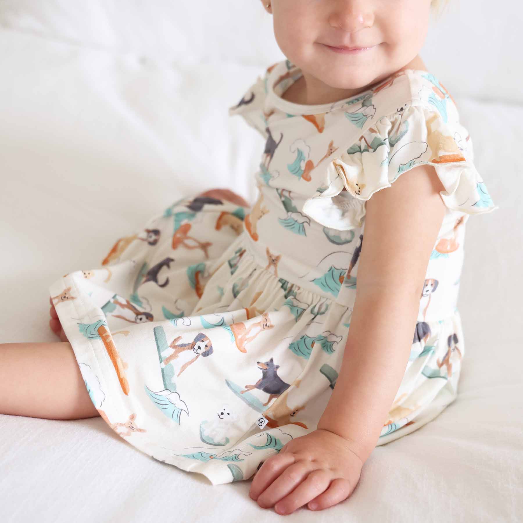Sleeveless Twirl Bodysuit | Paddle Pups - Image 6
