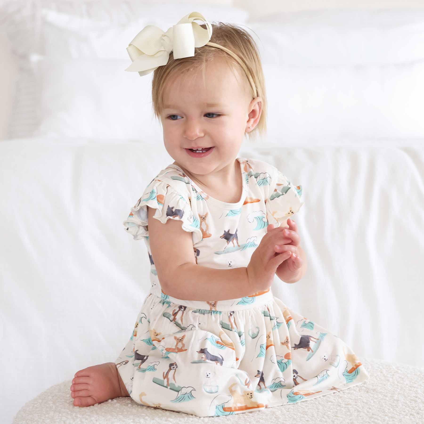 Sleeveless Twirl Bodysuit | Paddle Pups - Image 7