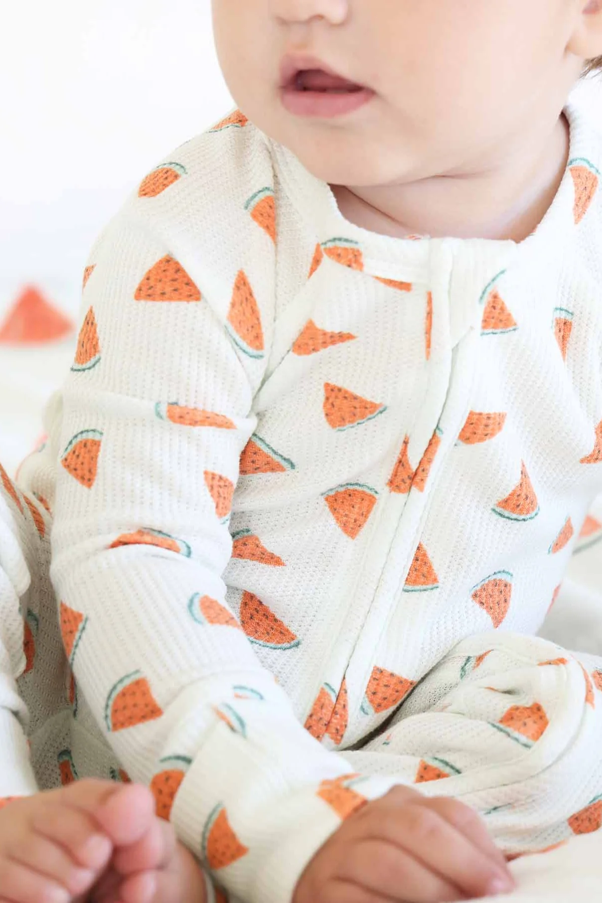 Slice, Slice Baby Bamboo Waffle Convertible Zip Romper