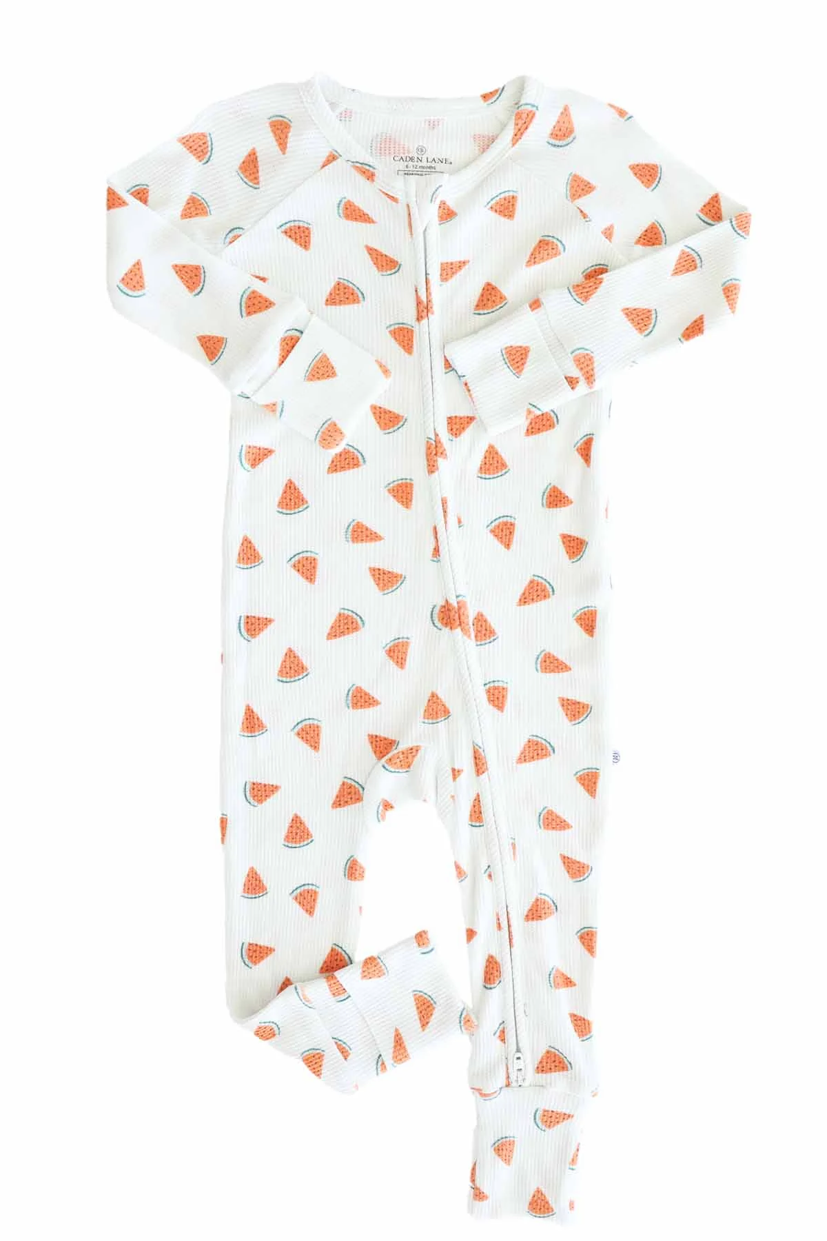 Slice, Slice Baby Bamboo Waffle Convertible Zip Romper - Image 7