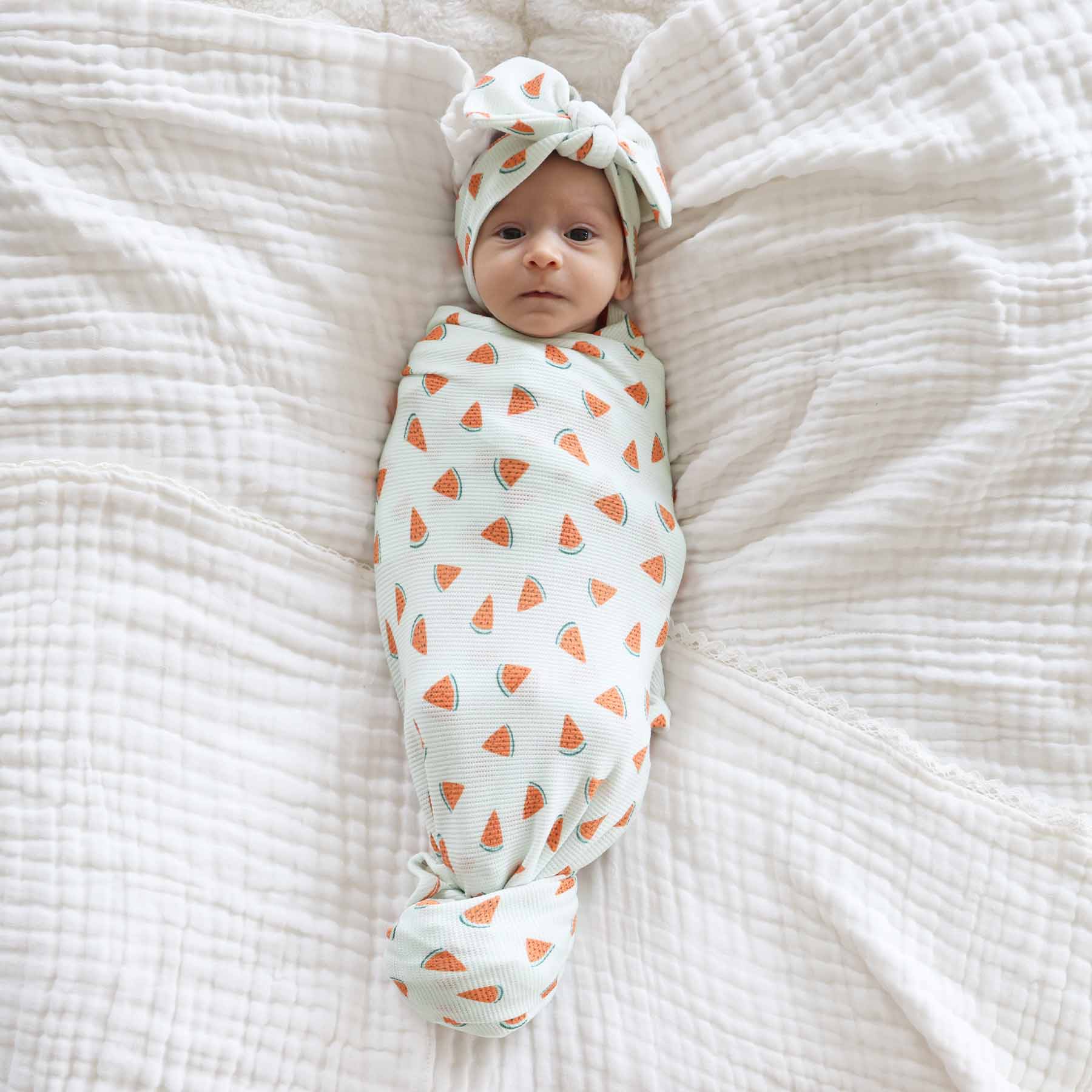 Slice, Slice Baby Bamboo Waffle Oversized Swaddle Blanket - Image 2