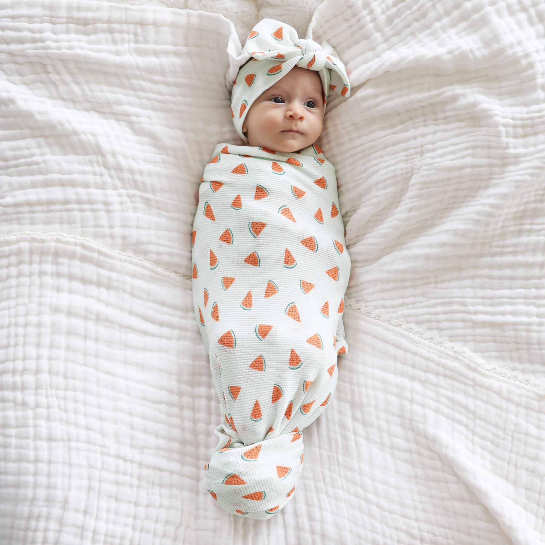Slice, Slice Baby Bamboo Waffle Oversized Swaddle Blanket - Image 3
