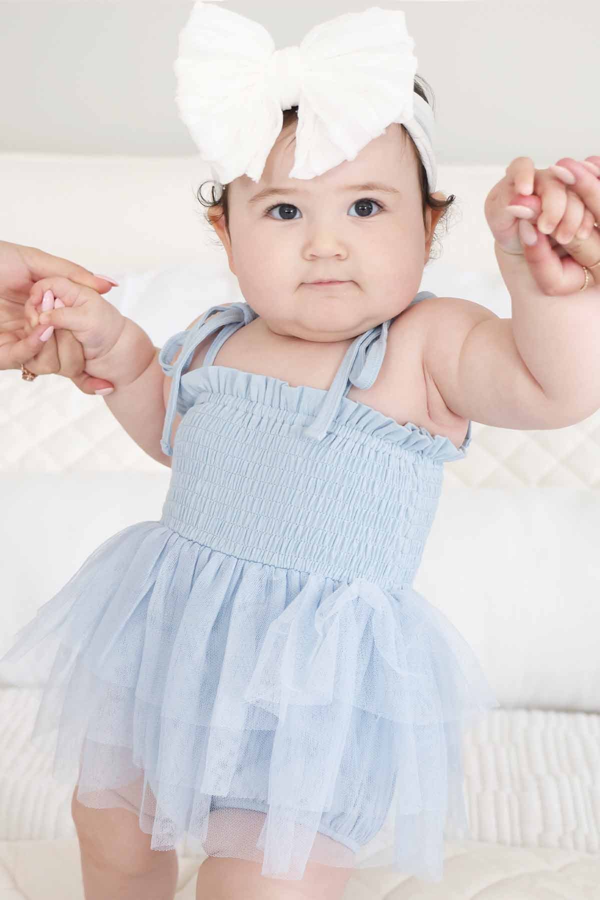 Smocked Tutu Bodysuit - Image 9