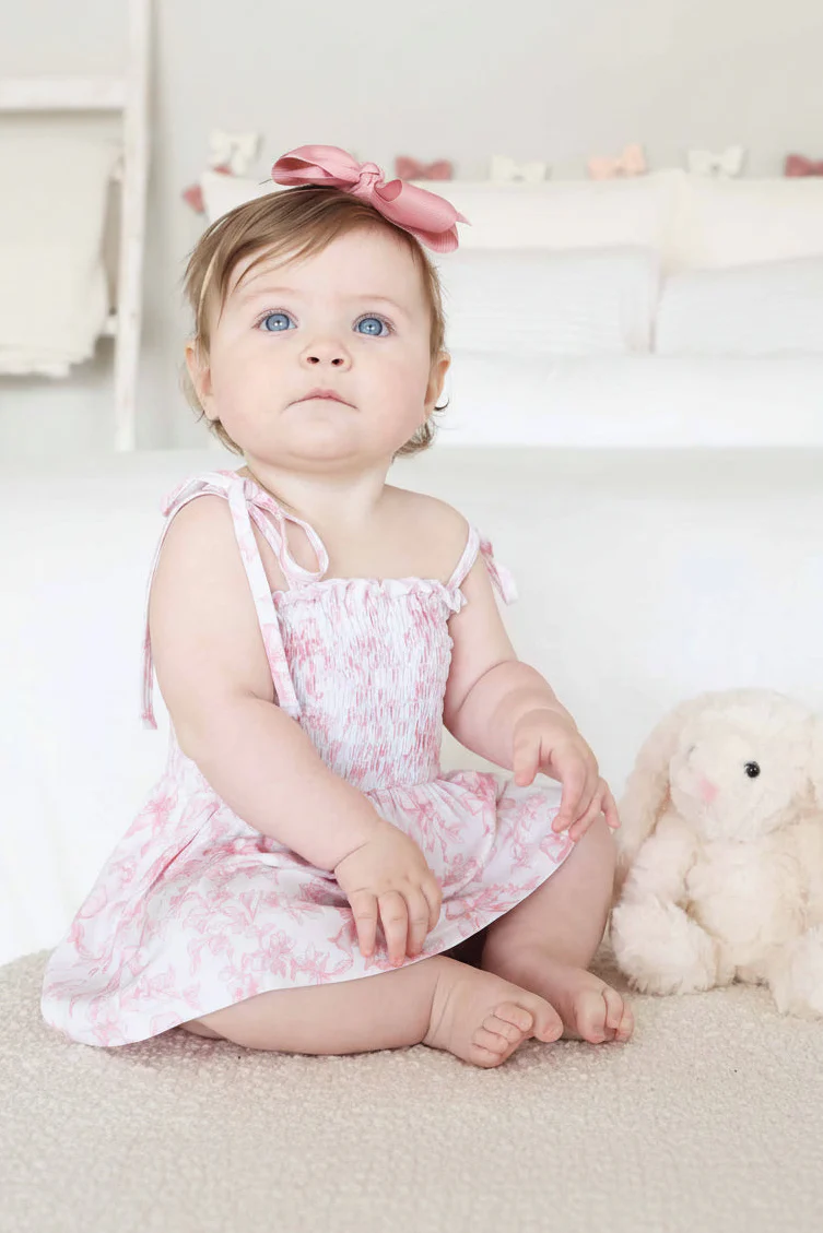 Smocked Twirl Bodysuit | Fancy Frills