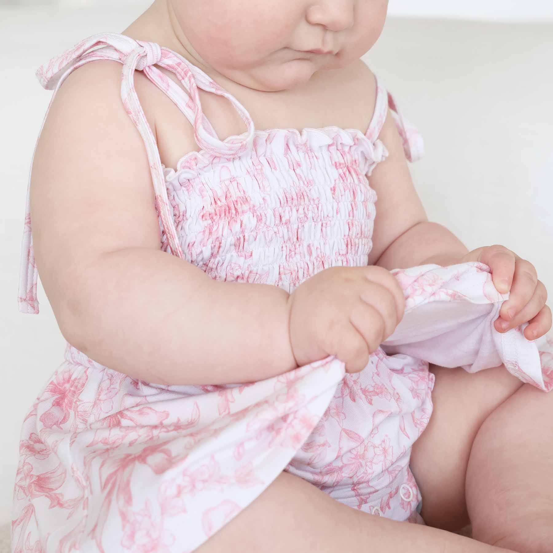 Smocked Twirl Bodysuit | Fancy Frills - Image 10