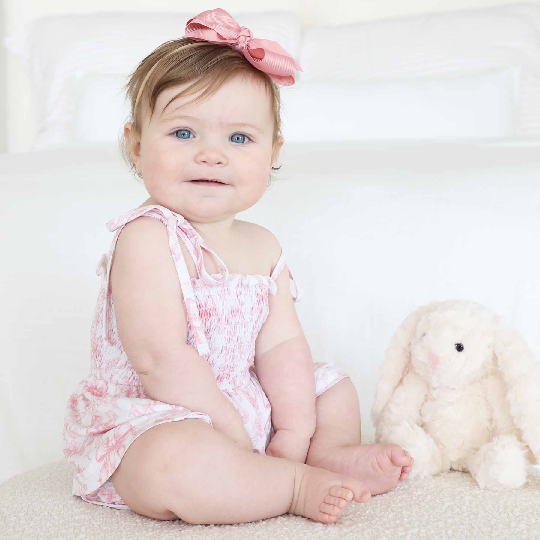 Smocked Twirl Bodysuit | Fancy Frills - Image 11