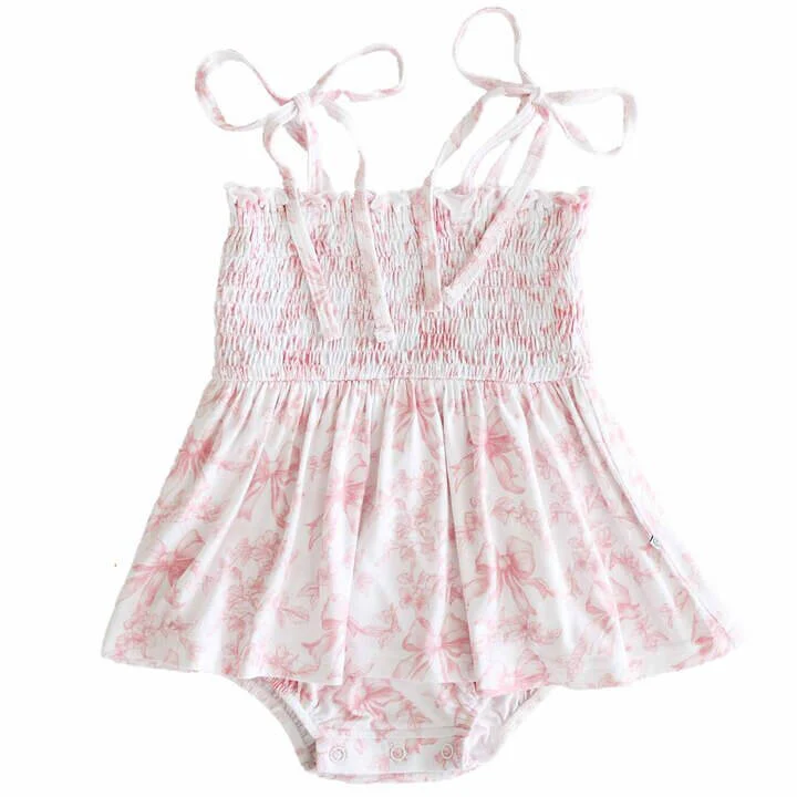Smocked Twirl Bodysuit | Fancy Frills - Image 2