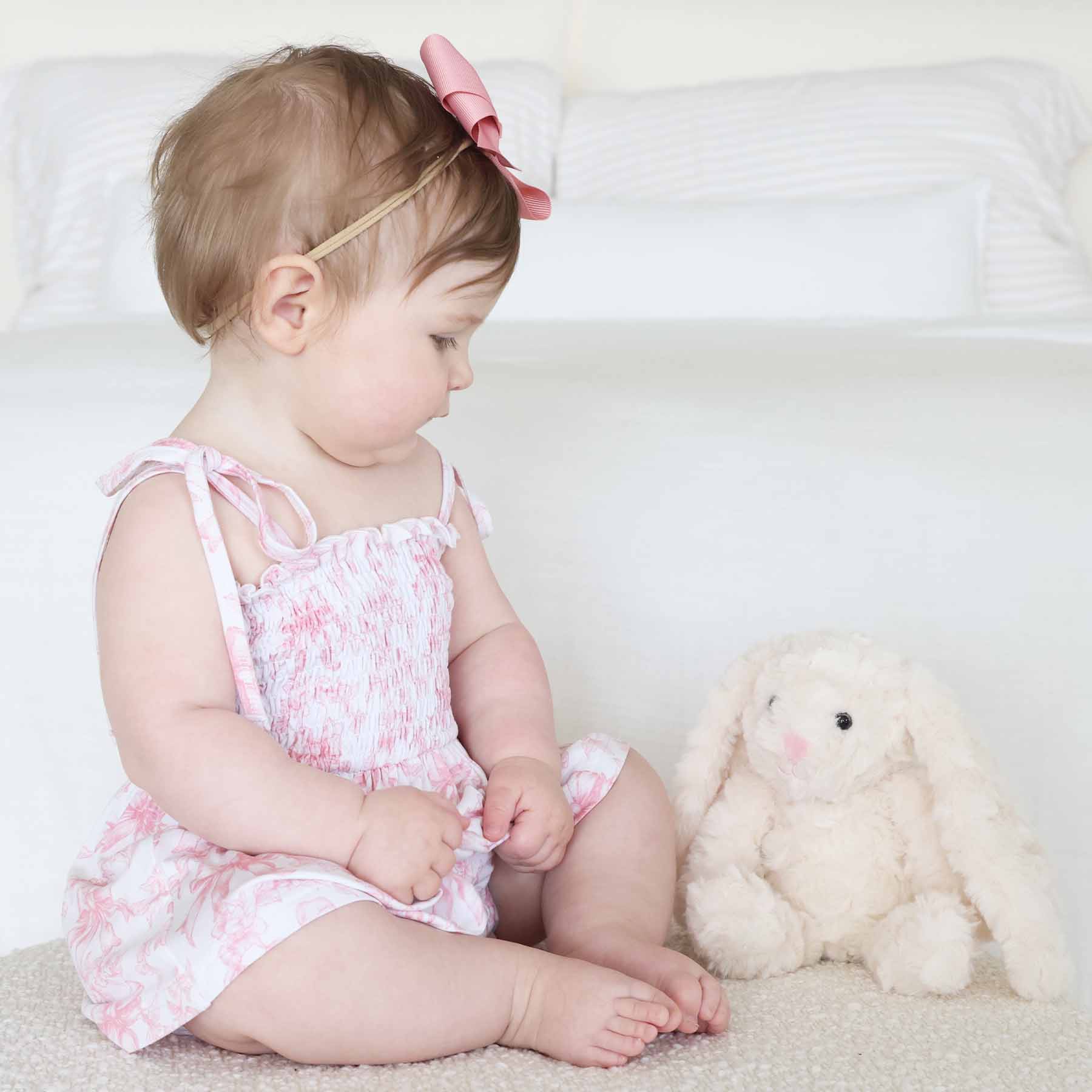 Smocked Twirl Bodysuit | Fancy Frills - Image 7