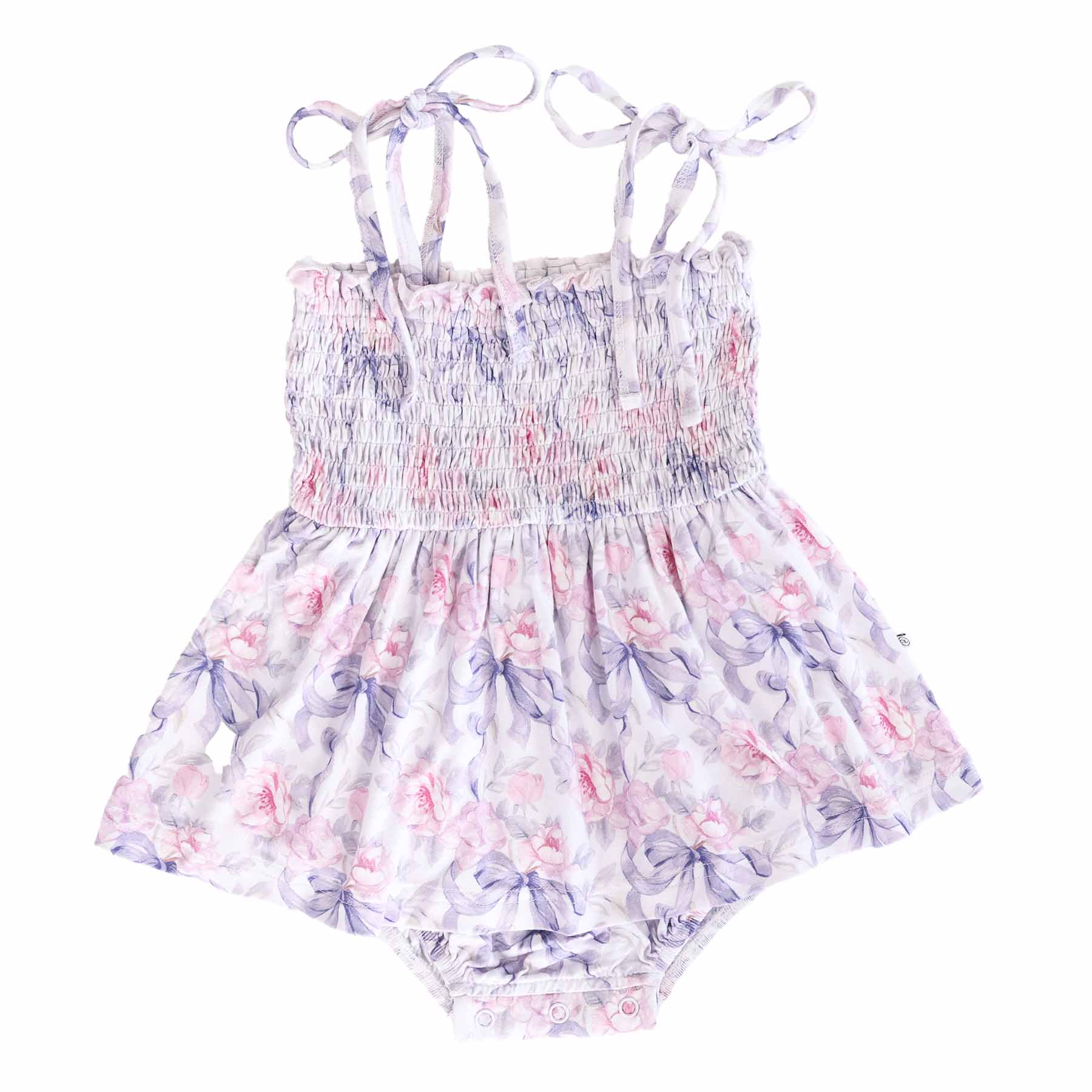 Smocked Twirl Bodysuit | Leighton's Lavender - Image 2