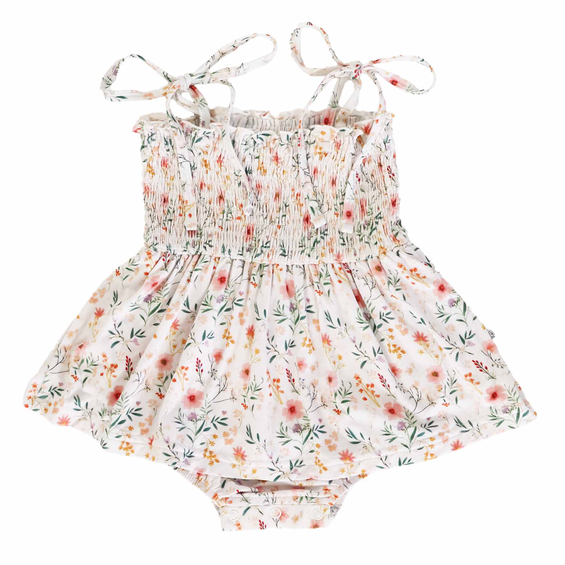 Smocked Twirl Bodysuit | Winnie's Wildflowers - Image 2