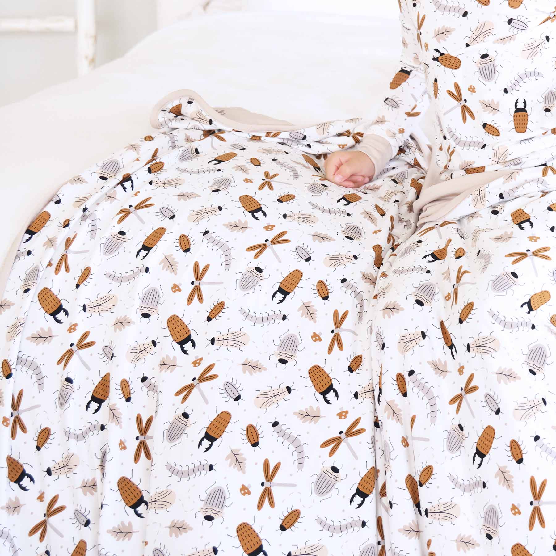 Snuggle Bug Double Sided Bamboo Blanket - Image 3
