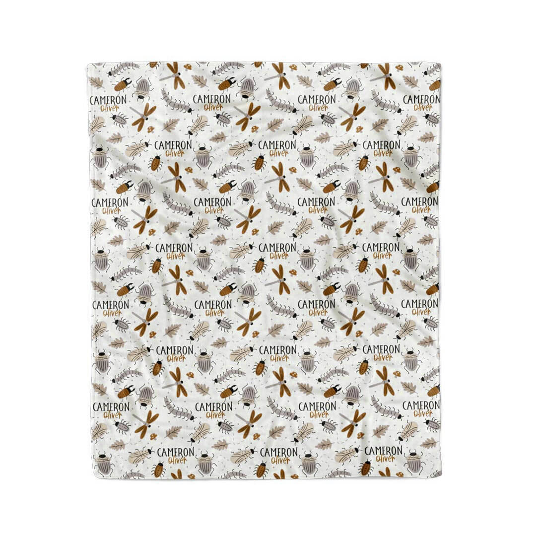 Snuggle Bug Personalized Kids Blanket - Image 4